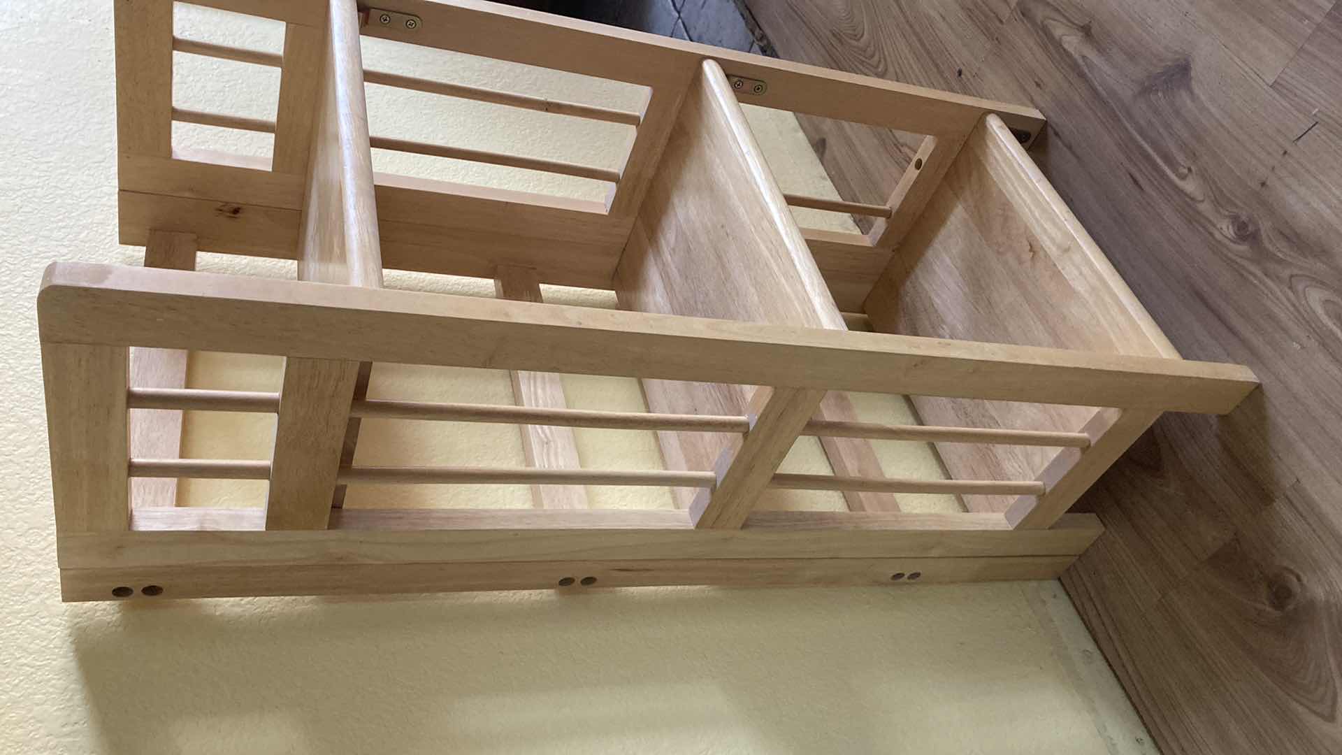 Photo 1 of FOLDING NATURAL WOOD SHELF 15.25” X 11.25” H34”