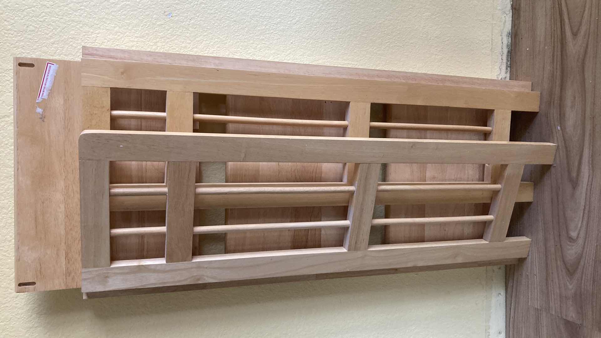 Photo 1 of FOLDING NATURAL WOOD SHELF 15.25” X 11.25” H34”