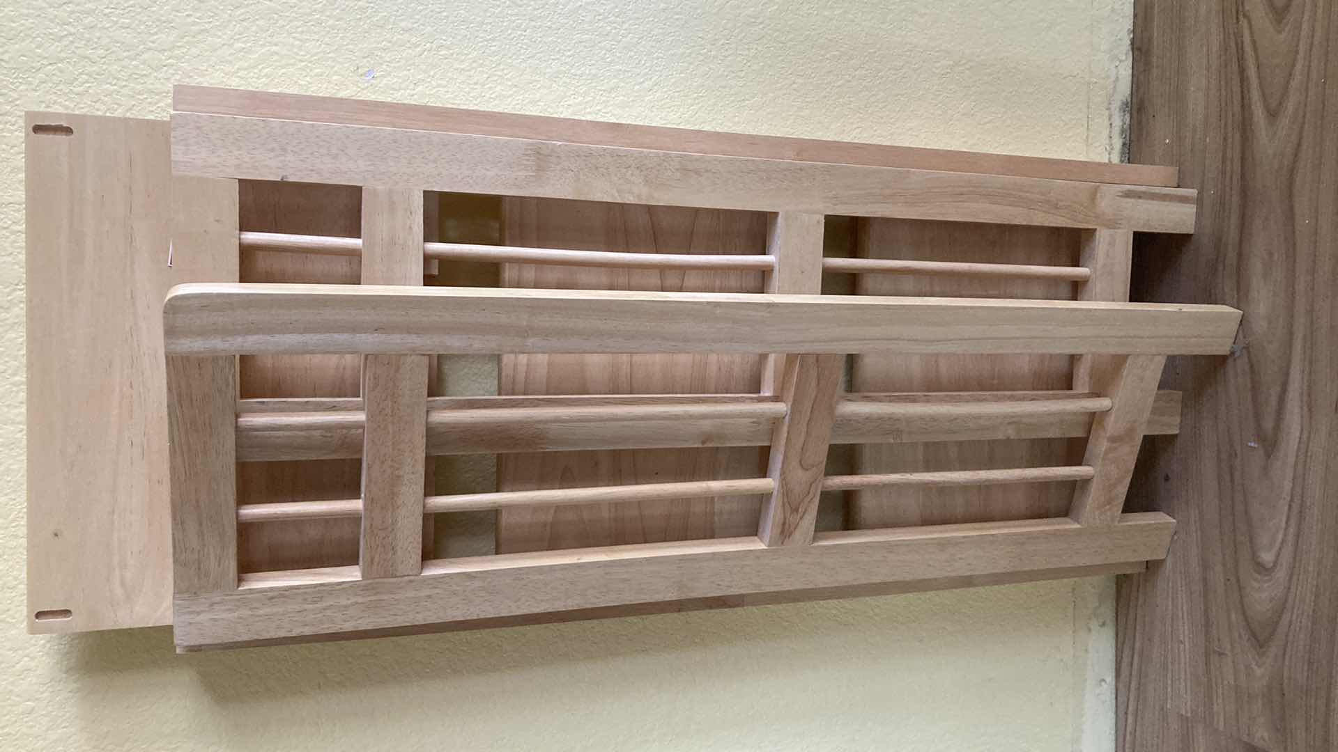 Photo 1 of FOLDING NATURAL WOOD SHELF 15.25” X 11.25” H34”