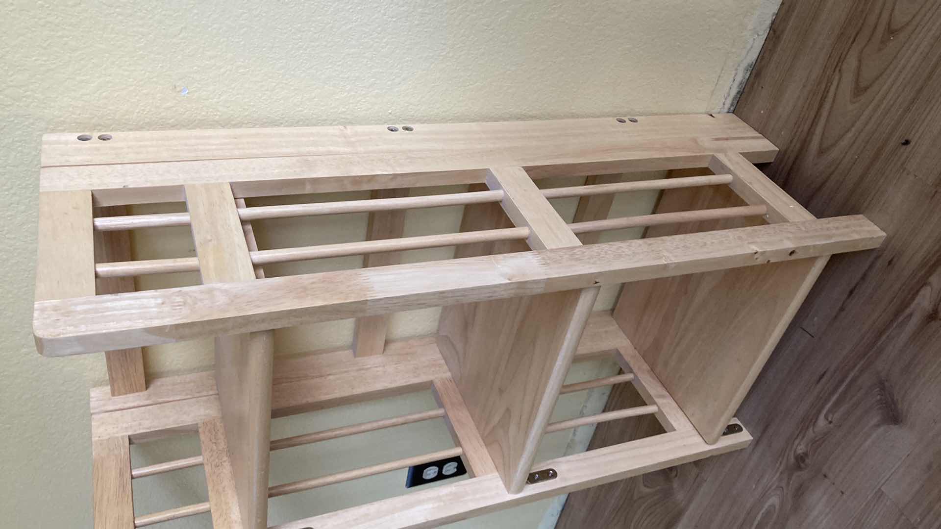 Photo 1 of FOLDING NATURAL WOOD SHELF 15.25” X 11.25” H34”