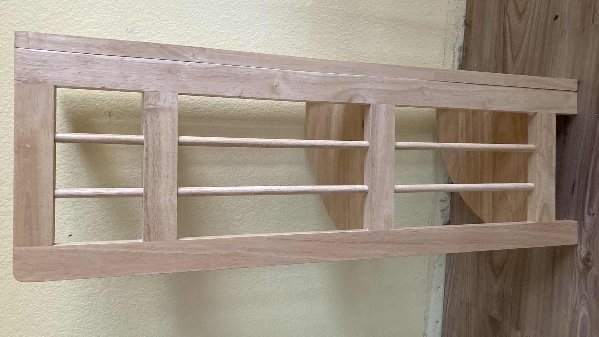 Photo 1 of FOLDING NATURAL WOOD CORNER SHELF 16” X 11.25” H34”