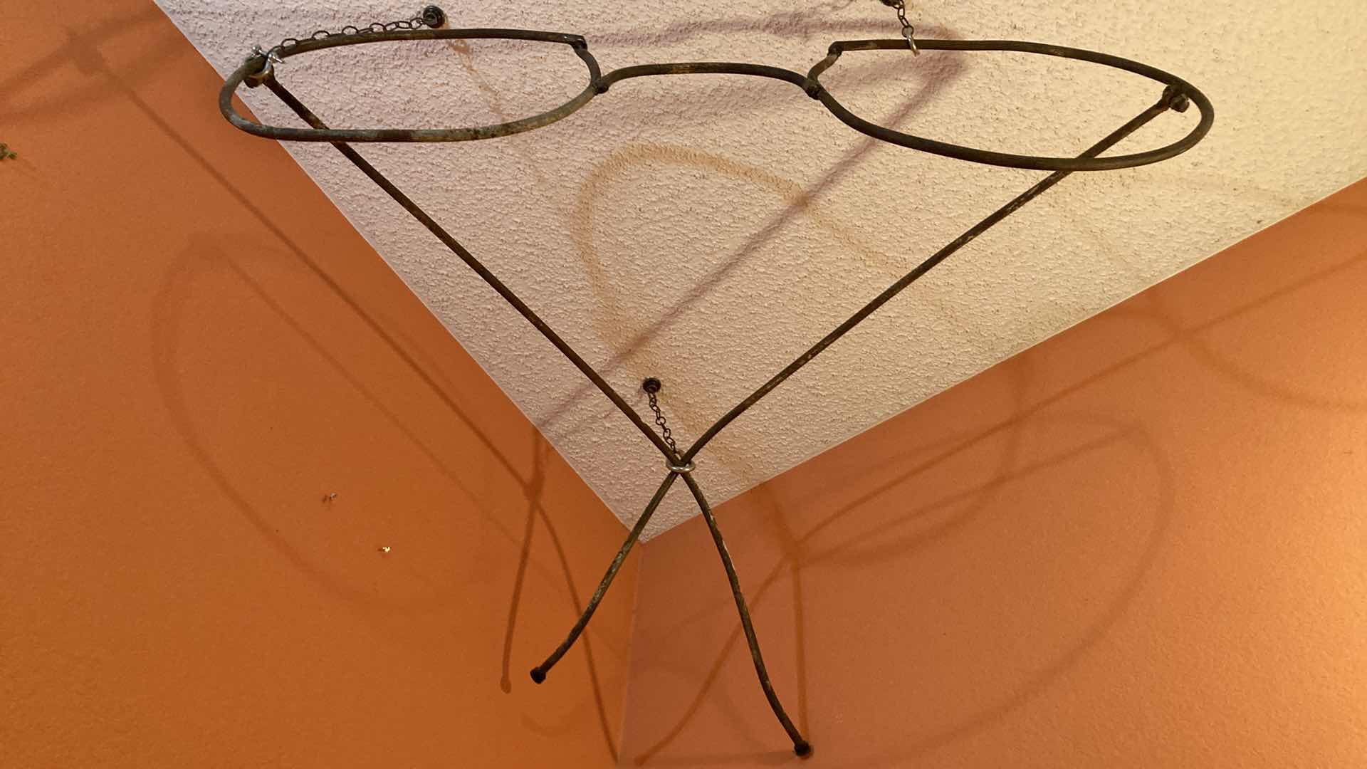 Photo 1 of GLASSES FRAME STEEL ROD HANGING ART 51” X 38” H19”