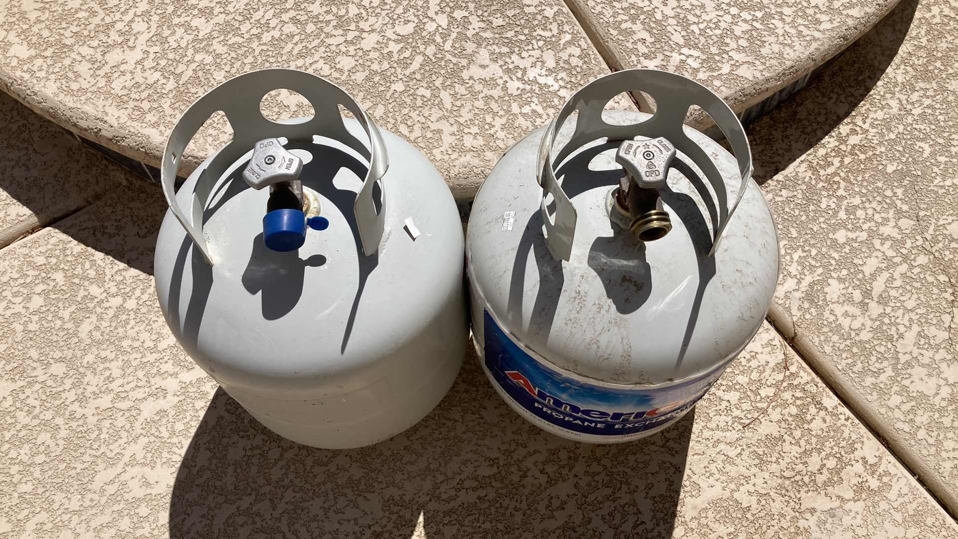 Photo 1 of AMERIGAS 15lb PROPANE EMPTY TANKS (2)