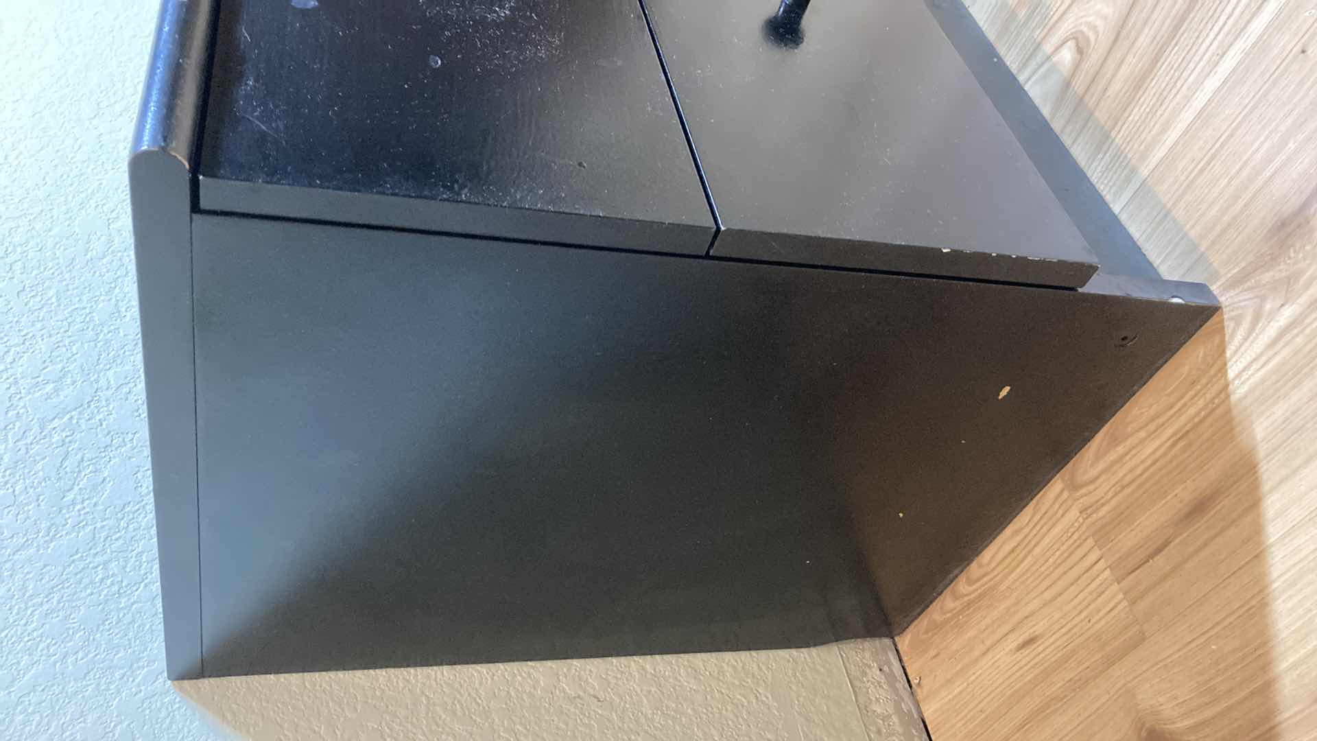 Photo 1 of BLACK LAMINATE NIGHT STAND 16” X 16” H19.25”