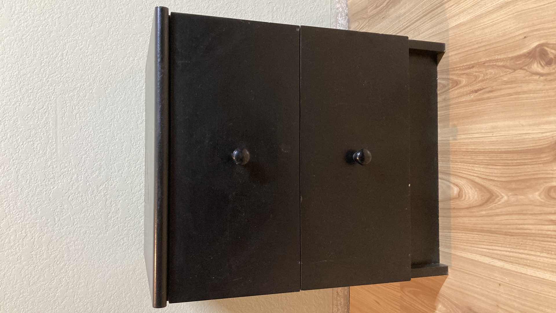 Photo 1 of BLACK LAMINATE NIGHT STAND 16” X 16” H19.25”