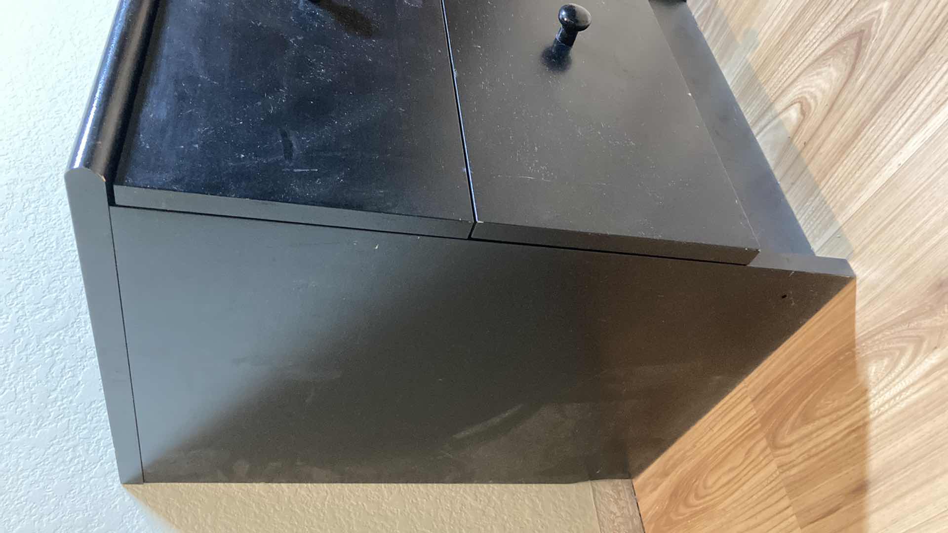 Photo 1 of BLACK LAMINATE NIGHT STAND 16” X 16” H19.25”