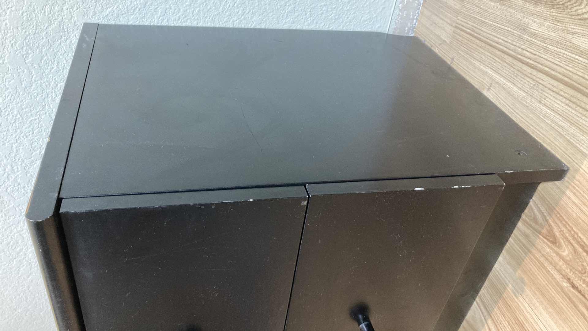 Photo 1 of BLACK LAMINATE NIGHT STAND 16” X 16” H19.25”