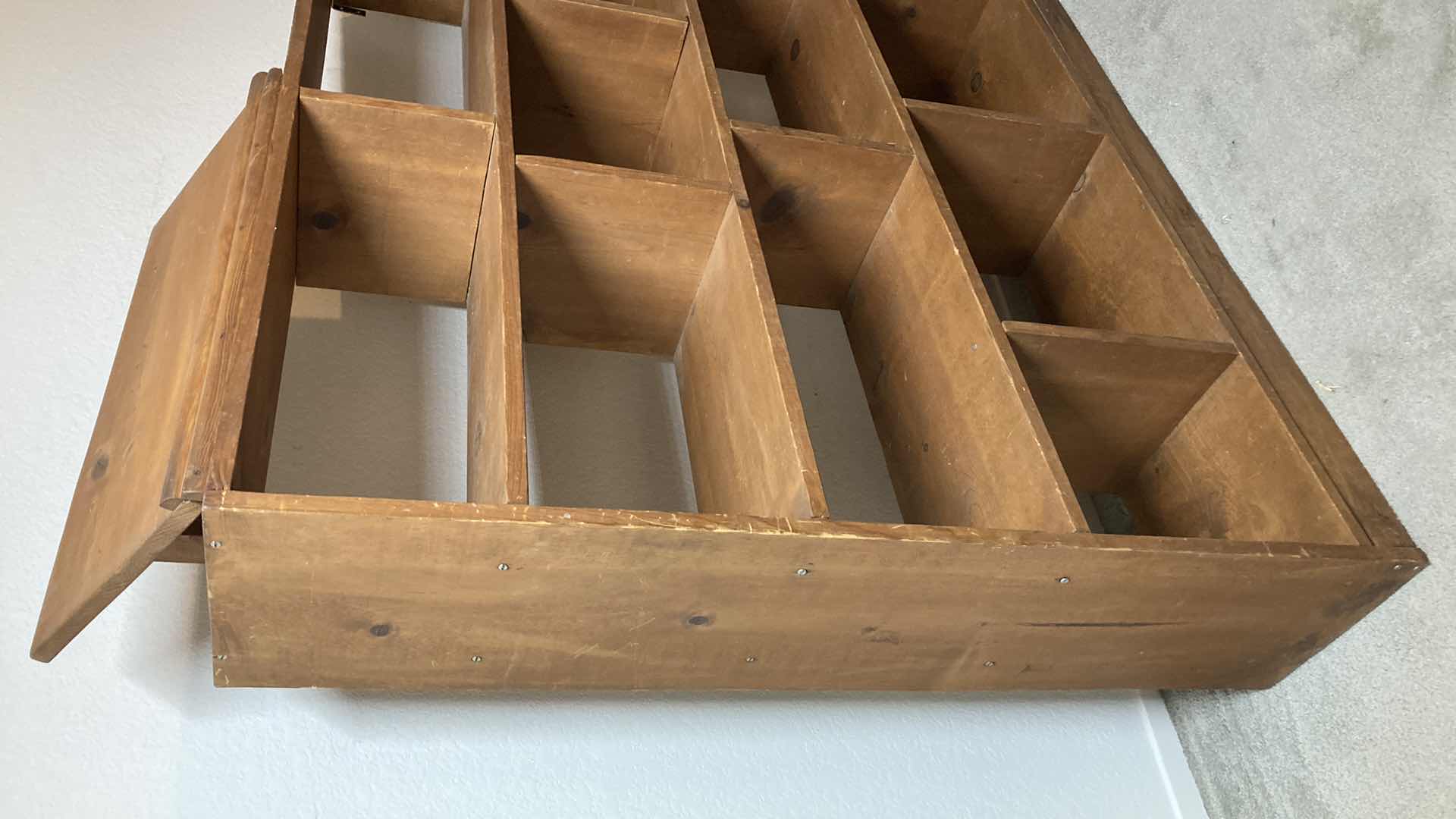 Photo 1 of SOLID WOOD ORNATE BOOK SHELF W READING STAND 49.5” X 11” H54”