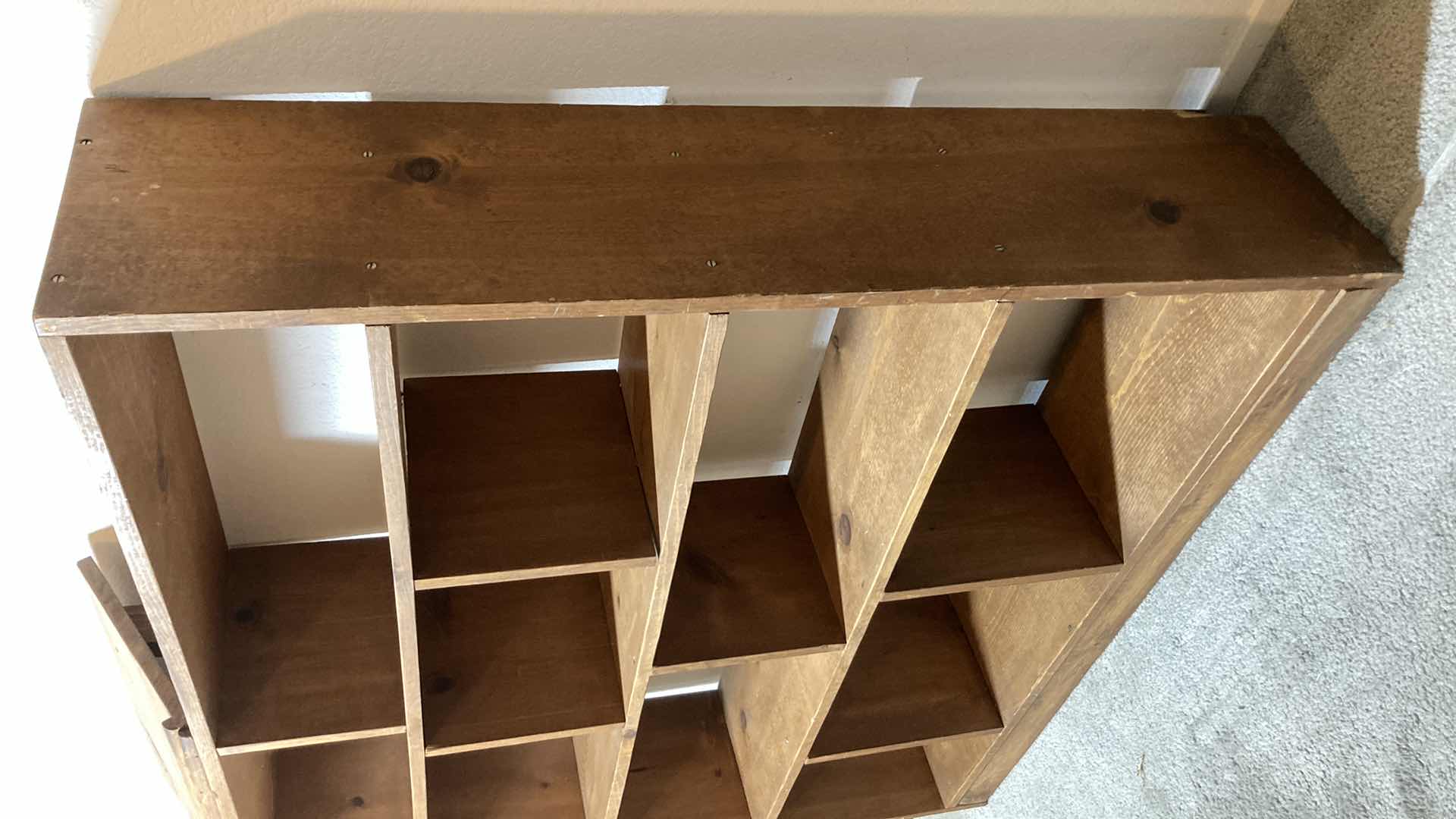 Photo 1 of SOLID WOOD ORNATE BOOK SHELF W READING STAND 49.5” X 11” H54”