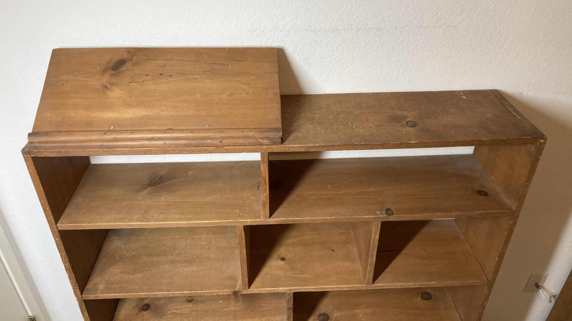 Photo 1 of SOLID WOOD ORNATE BOOK SHELF W READING STAND 49.5” X 11” H54”