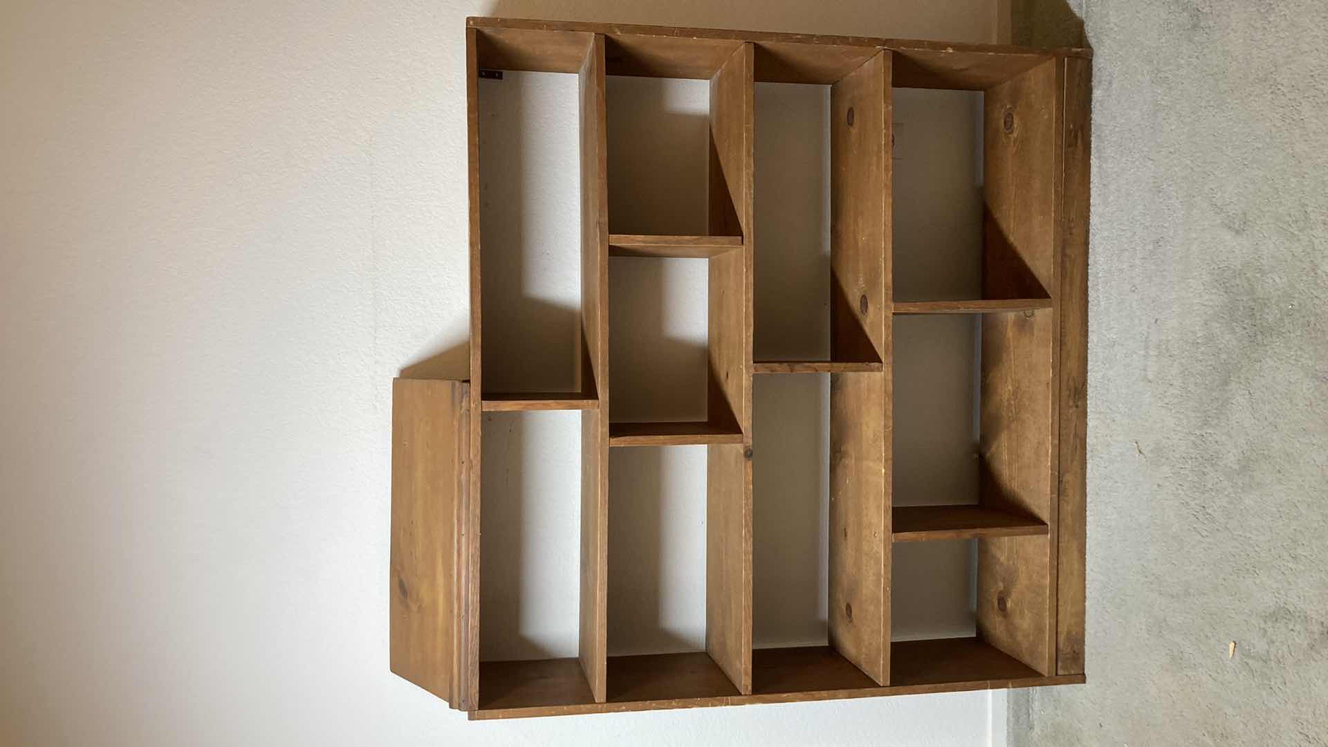 Photo 1 of SOLID WOOD ORNATE BOOK SHELF W READING STAND 49.5” X 11” H54”