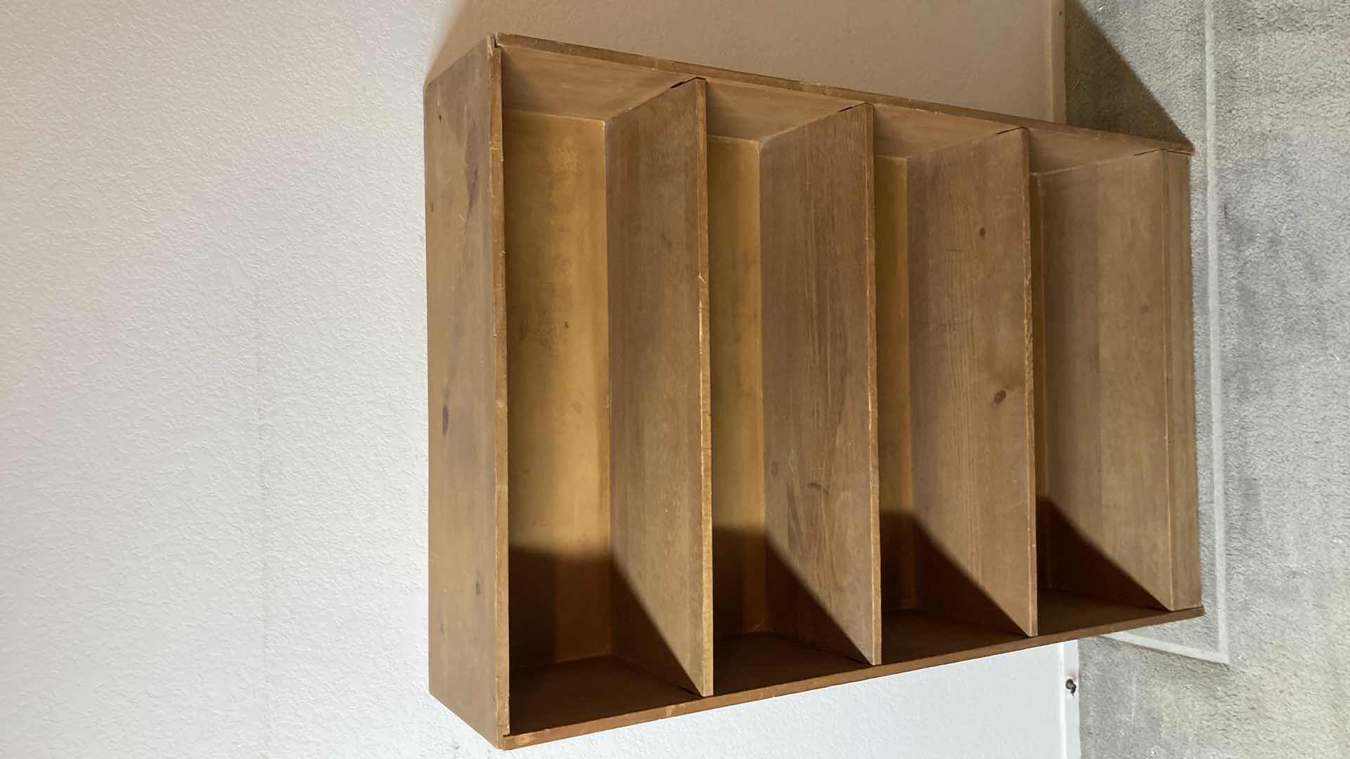 Photo 1 of SOLID WOOD BOOK SHELF 30” X 9.5” H47.5”