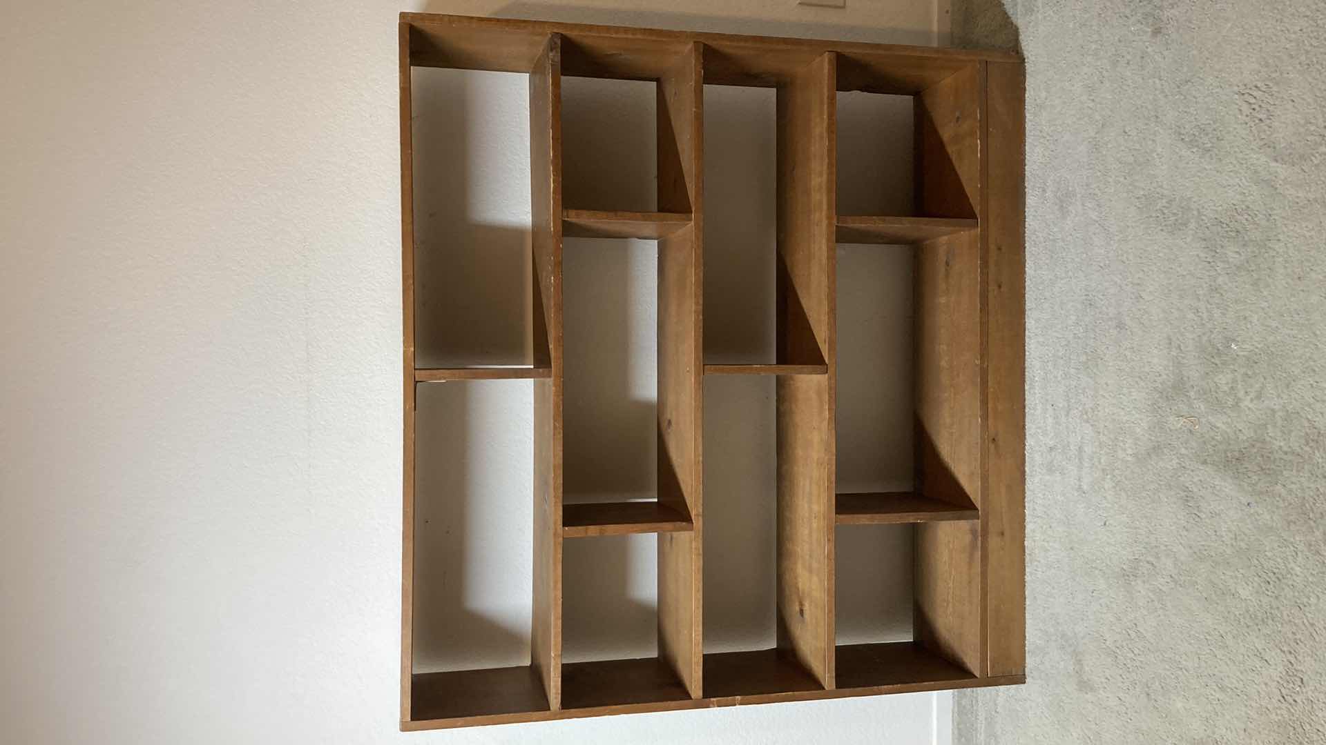 Photo 1 of SOLID WOOD ORNATE BOOK SHELF 49.5” X 11” H47.75”