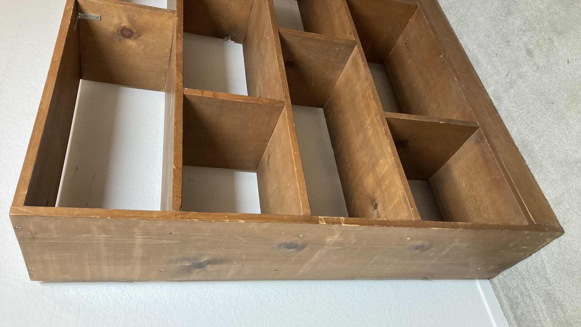 Photo 1 of SOLID WOOD ORNATE BOOK SHELF 49.5” X 11” H47.75”