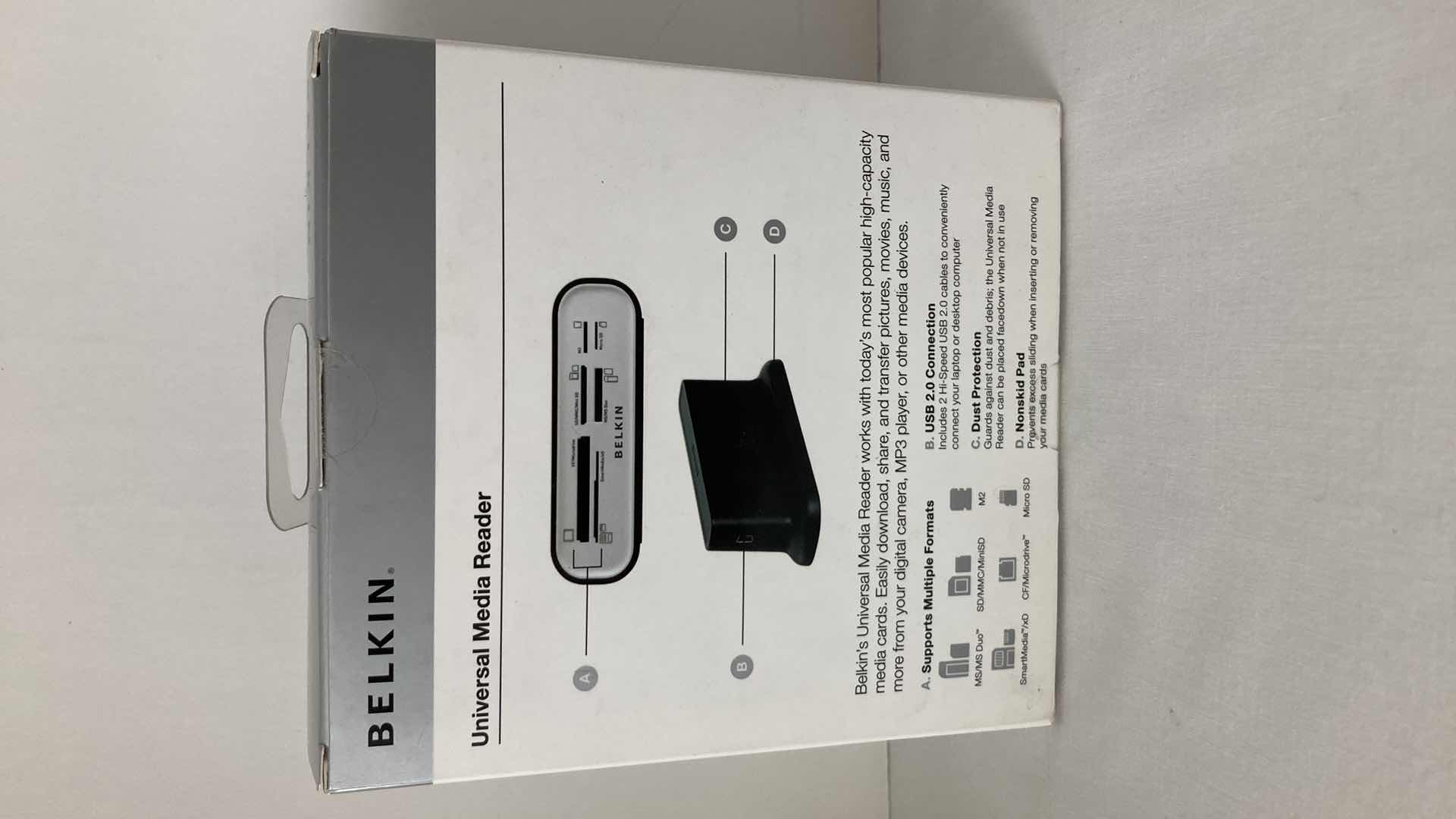 Photo 1 of NEW BELKIN UNIVERSAL MEDIA READER EASY TRANSFER SHARE MODEL PM00525-A