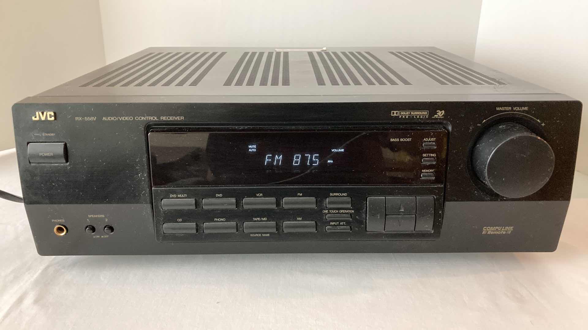 Photo 1 of JVC AUDIO VIDEO CONTROL RECEIVER MODEL RX-558VBK