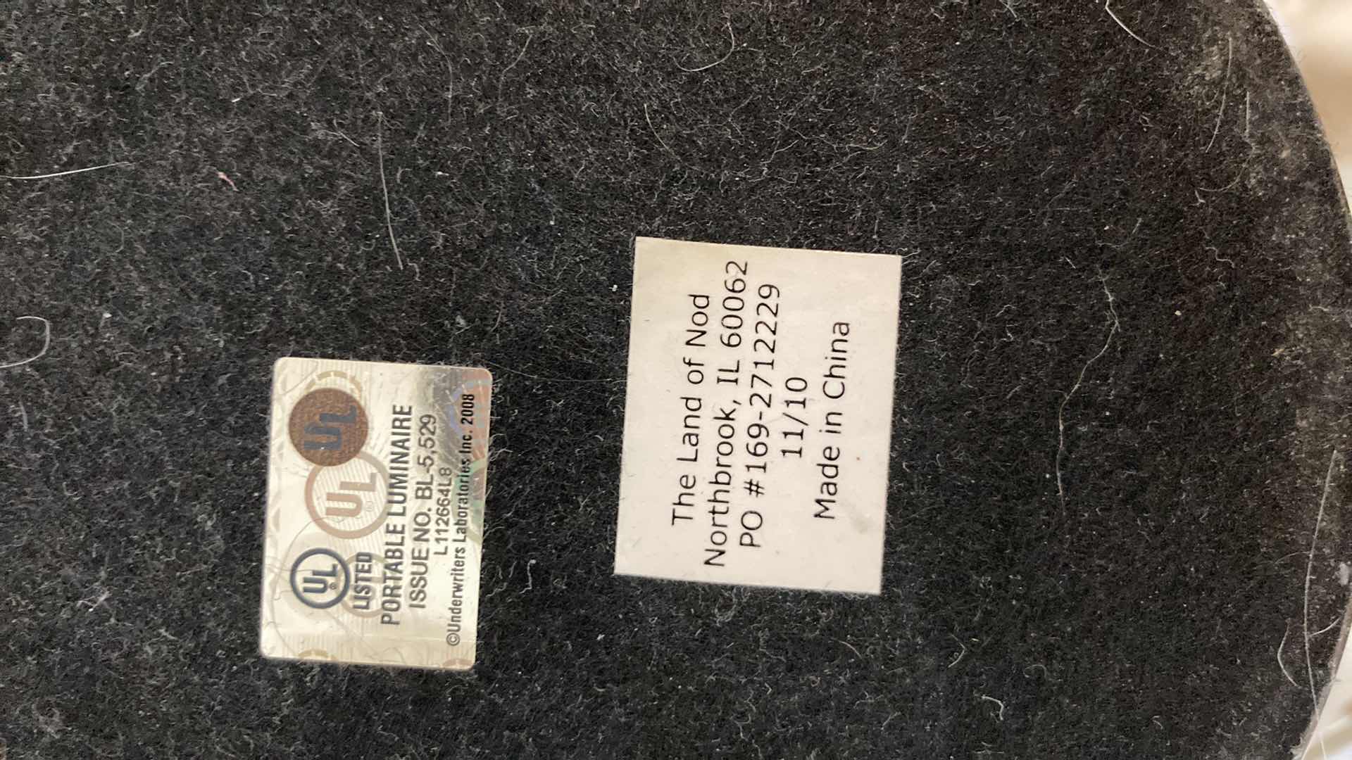 Photo 1 of THE LAND OF NOD ORBITAL TABLE LAMPS (2) 7” X 19.5”