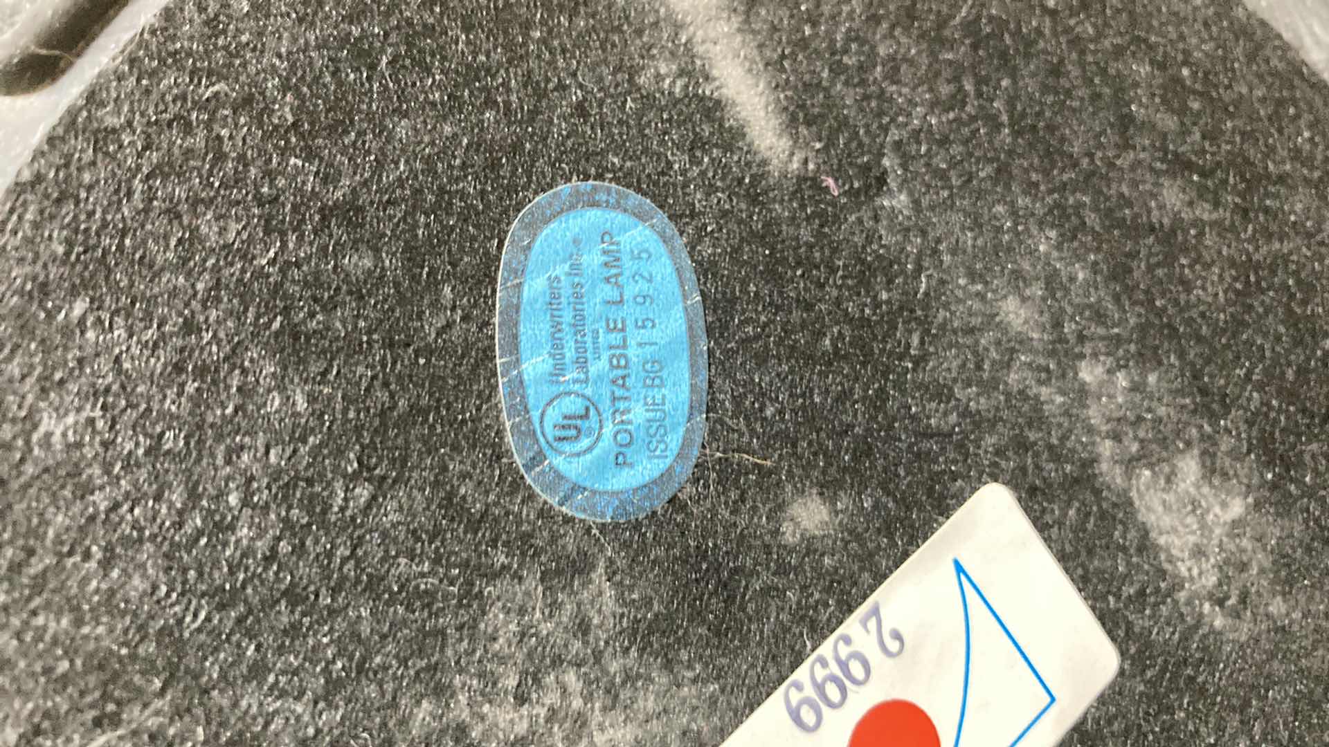 Photo 1 of UNDERWRITERS LABORATORIES DESK LAMP 11.5” X 12”