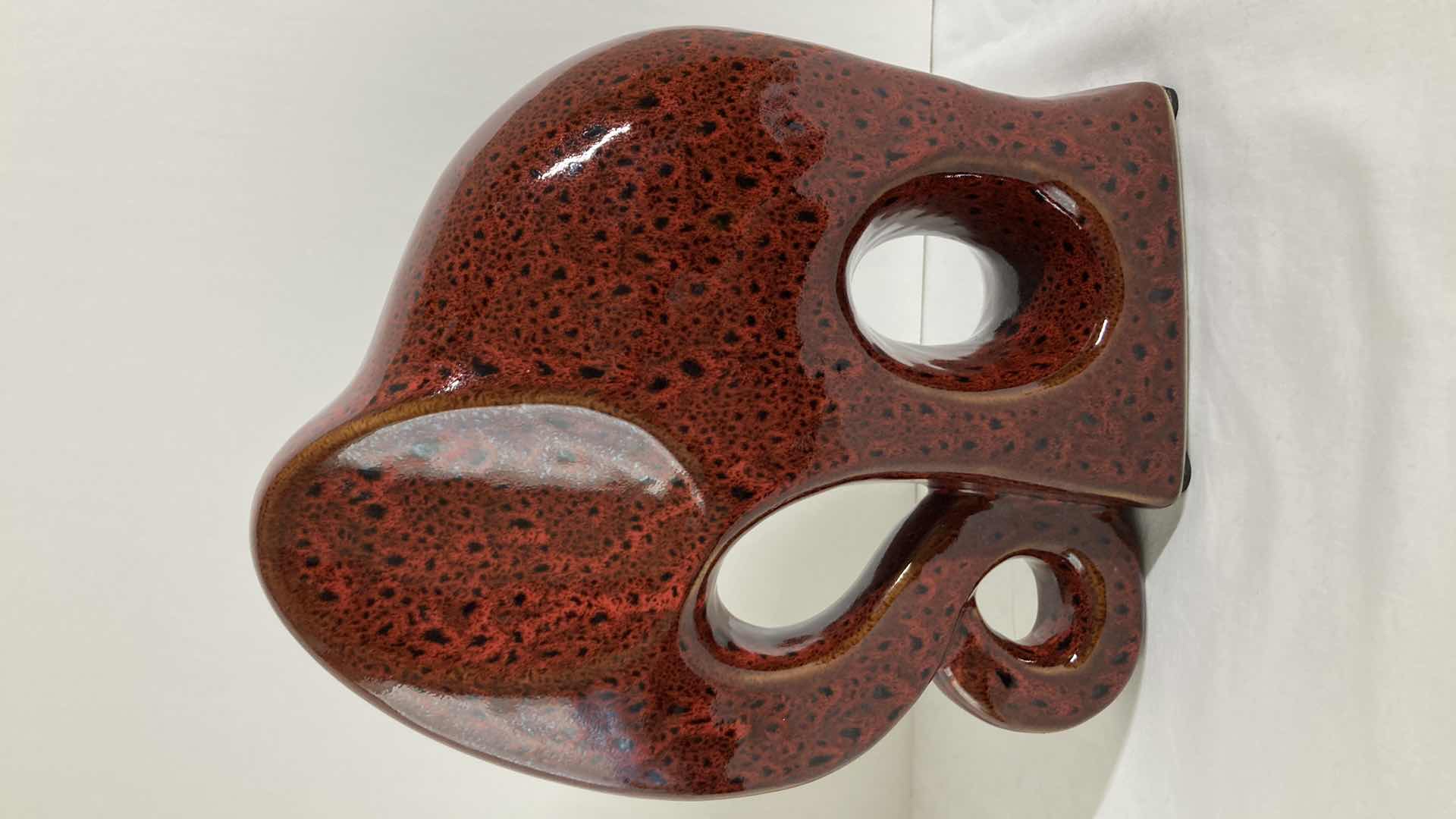 Photo 1 of STYLIZED CERAMIC ELEPHANT STATUE 4.5” X 9.5” H11.5”