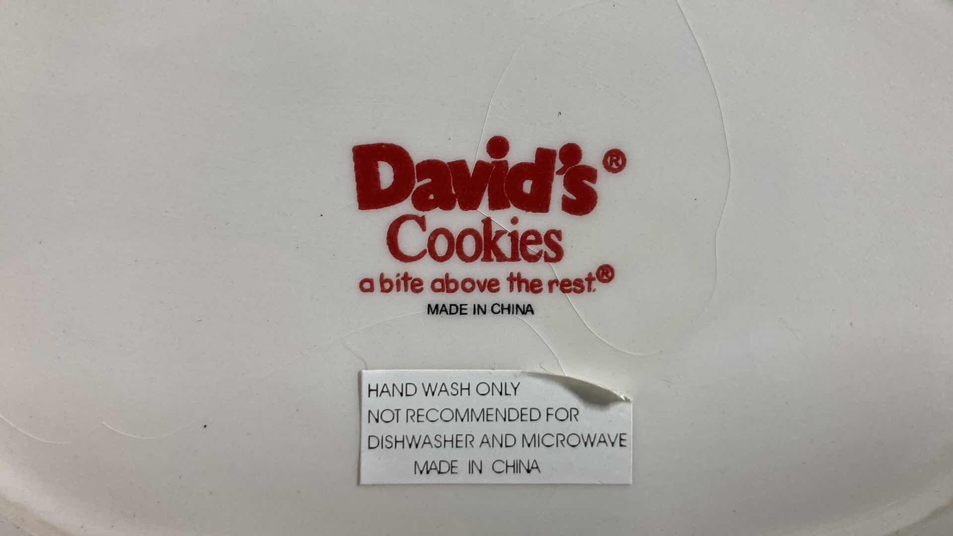 Photo 7 of DAVID’S COOKIES CERAMIC PURSE JAR 6.5” X 4.25” H6”