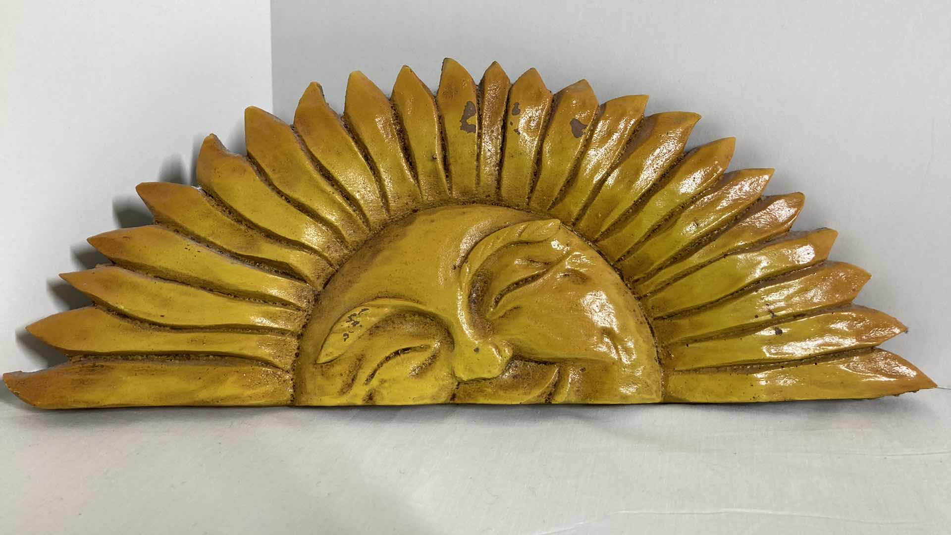 Photo 1 of HAND PAINTED SUN & MOON WALL ARTWORK 17.5” X 7.5”