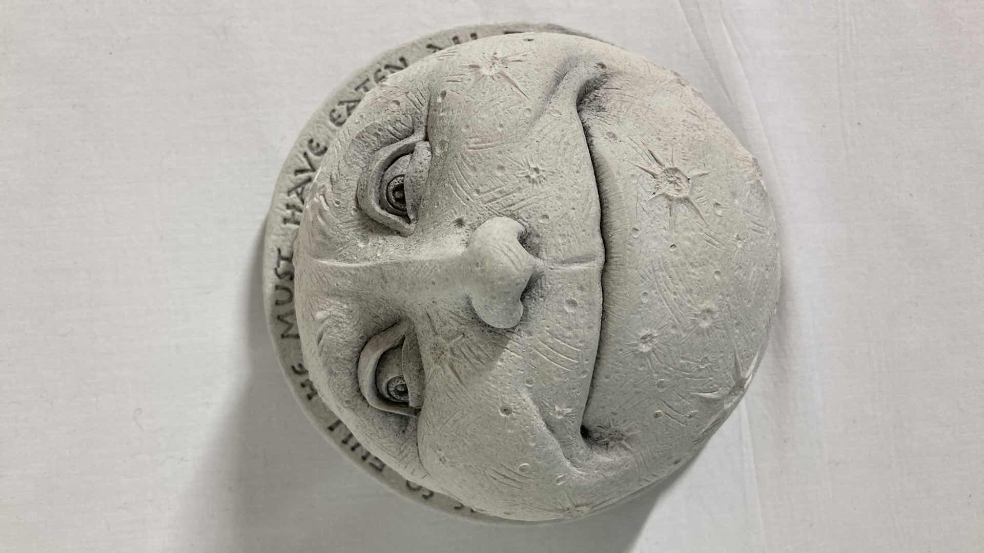 Photo 1 of MOON FACE CERAMIC WALL ARTWORK 6” X 4”