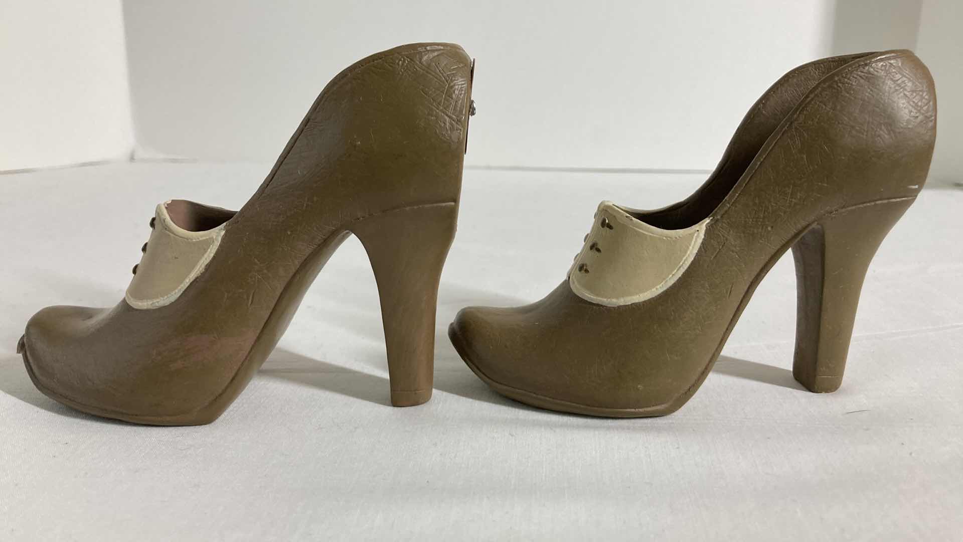 Photo 1 of VINTAGE HEEL COAT HOOKS (2) 4.5” X 4”