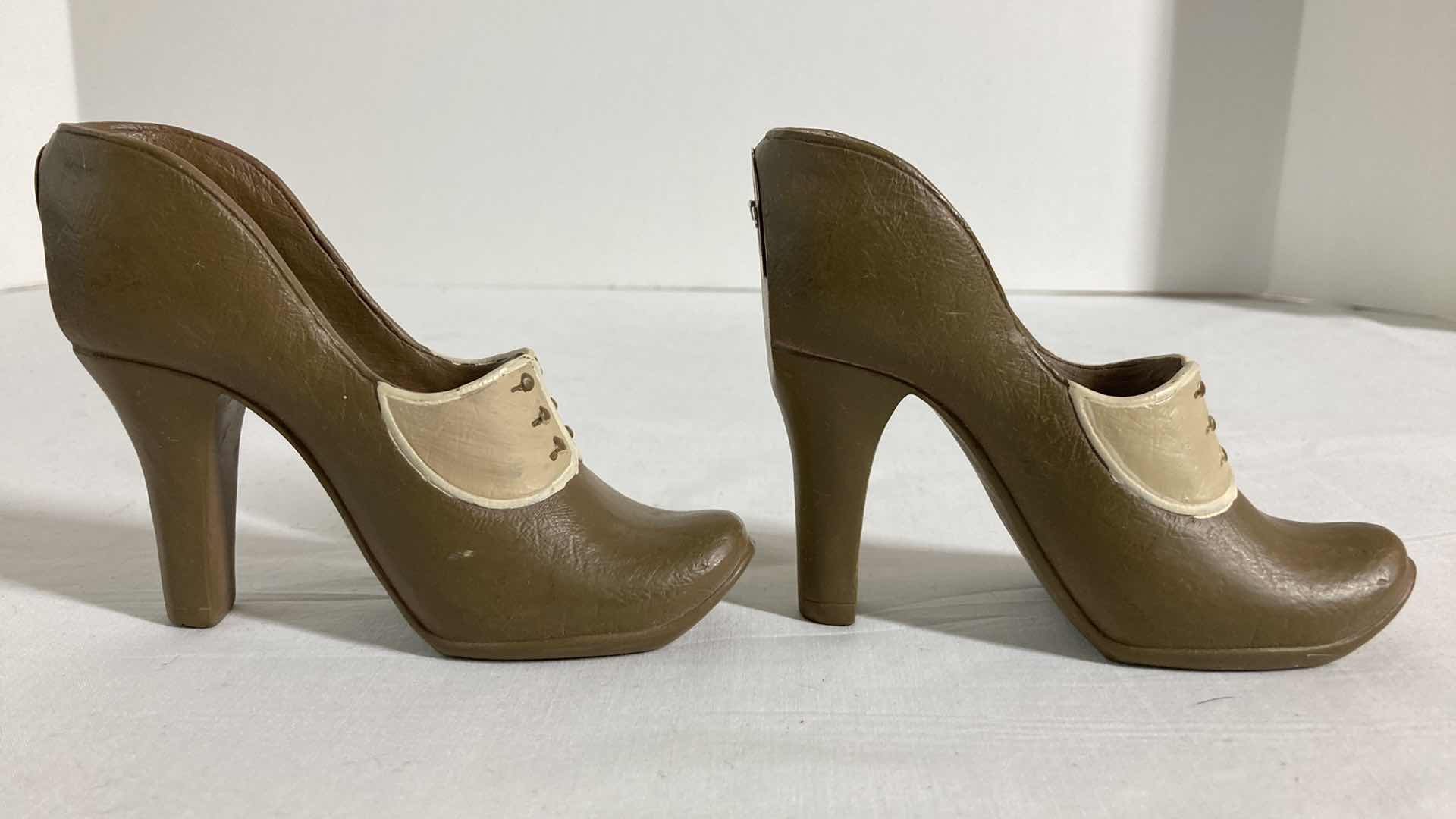 Photo 1 of VINTAGE HEEL COAT HOOKS (2) 4.5” X 4”