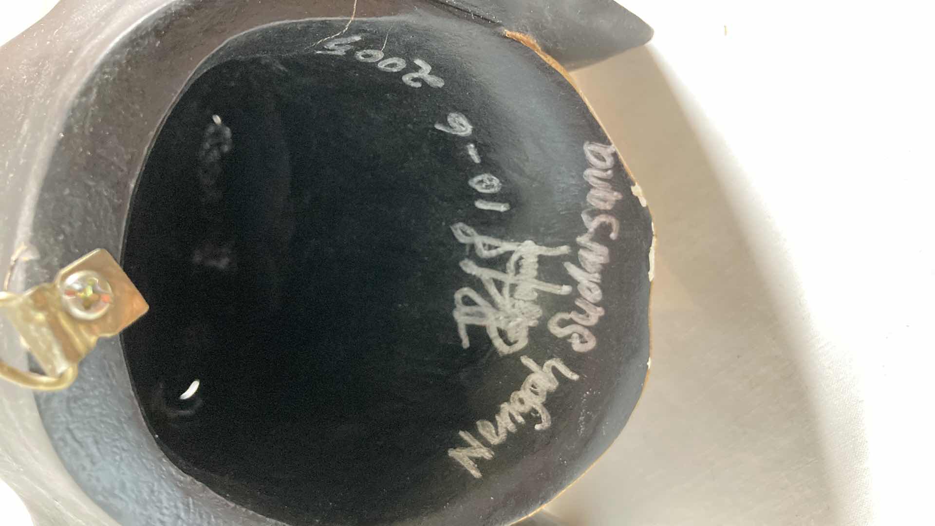 Photo 6 of MINIATURE PINSCHER HANDMADE WALL ARTWORK BY NENGAH SUDARSANA 2005 5” X 6.5” H5”