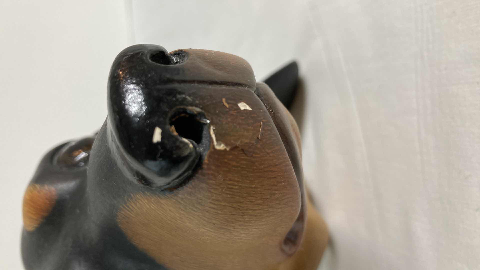 Photo 8 of MINIATURE PINSCHER HANDMADE WALL ARTWORK BY NENGAH SUDARSANA 2005 5” X 6.5” H5”