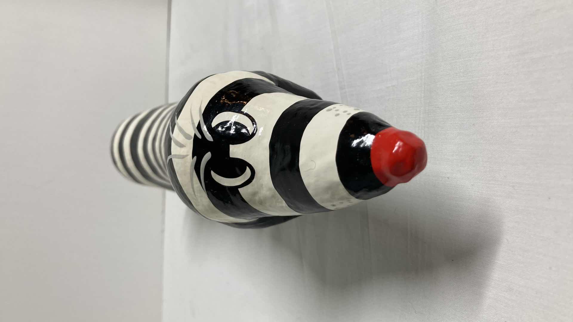 Photo 2 of DACHSHUND ABSTRACT PAPER MACHE HANDMADE ARTWORK 3” X 14” H3.5”