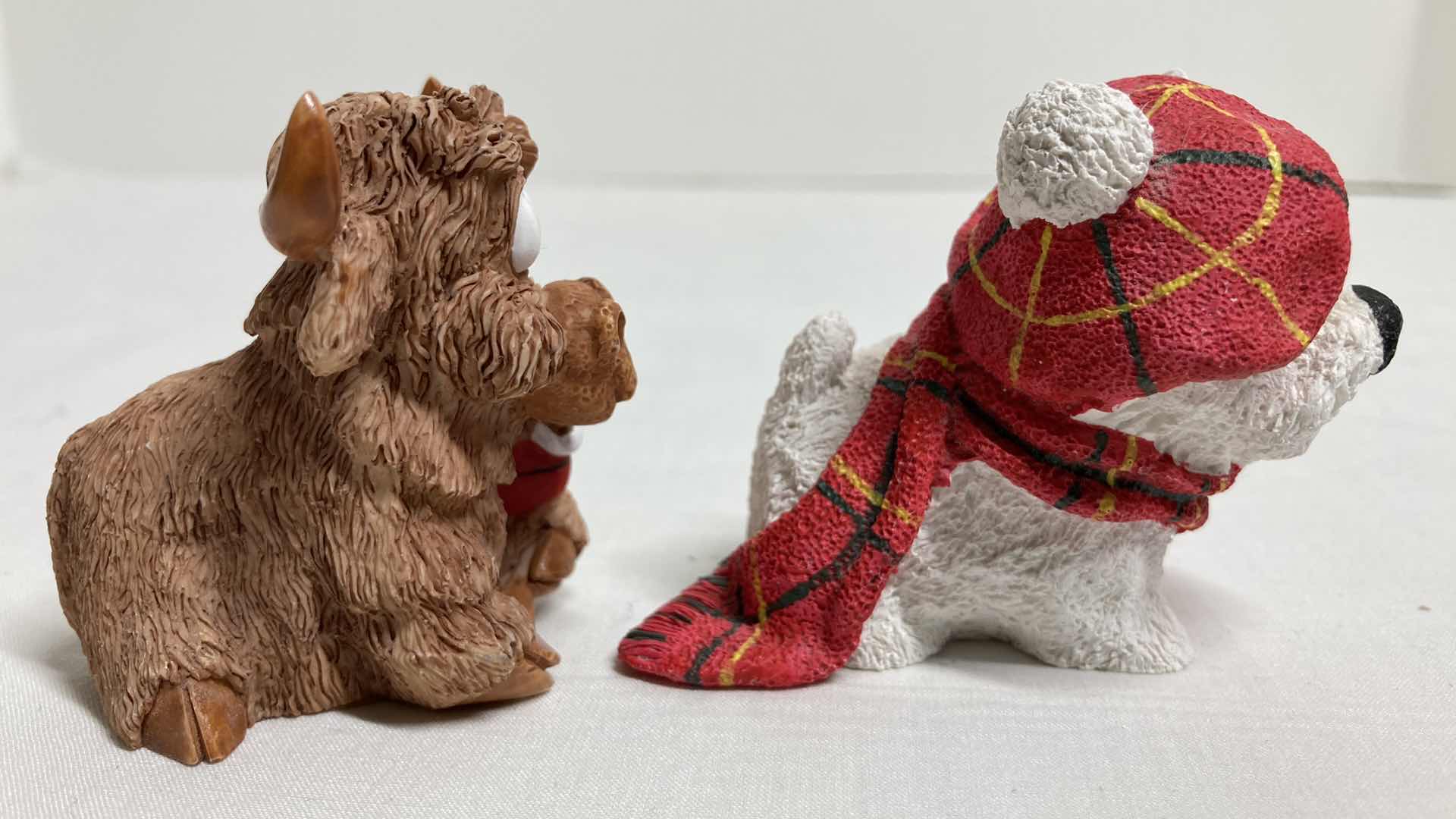 Photo 1 of SMALL WORLD COLLECTIBLES HIGHLAND BULL & SCOTTISH TERRIER H2”