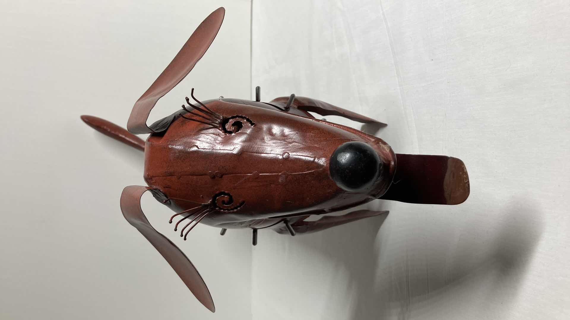 Photo 1 of BLUE HANDWORKS SPIKE DACHSHUND CANDLE HOLDER 8.5” X 21” H10.5”