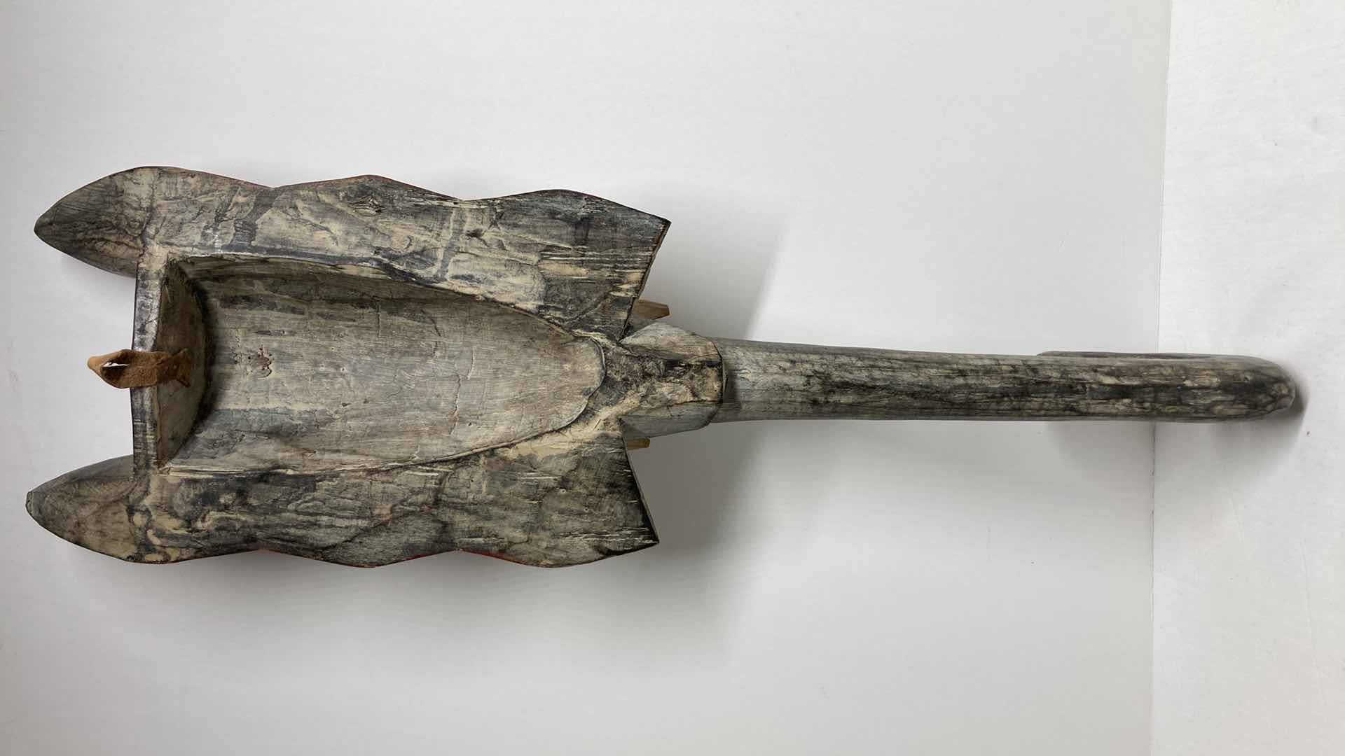 Photo 1 of EWE ELEPHANT’S EFFORT WOOD MASK BY EMMANUEL NYADEDZOR MADE IN GHANA WEST AFRICA W PURCHASE ORDER 7” X 3” H24”