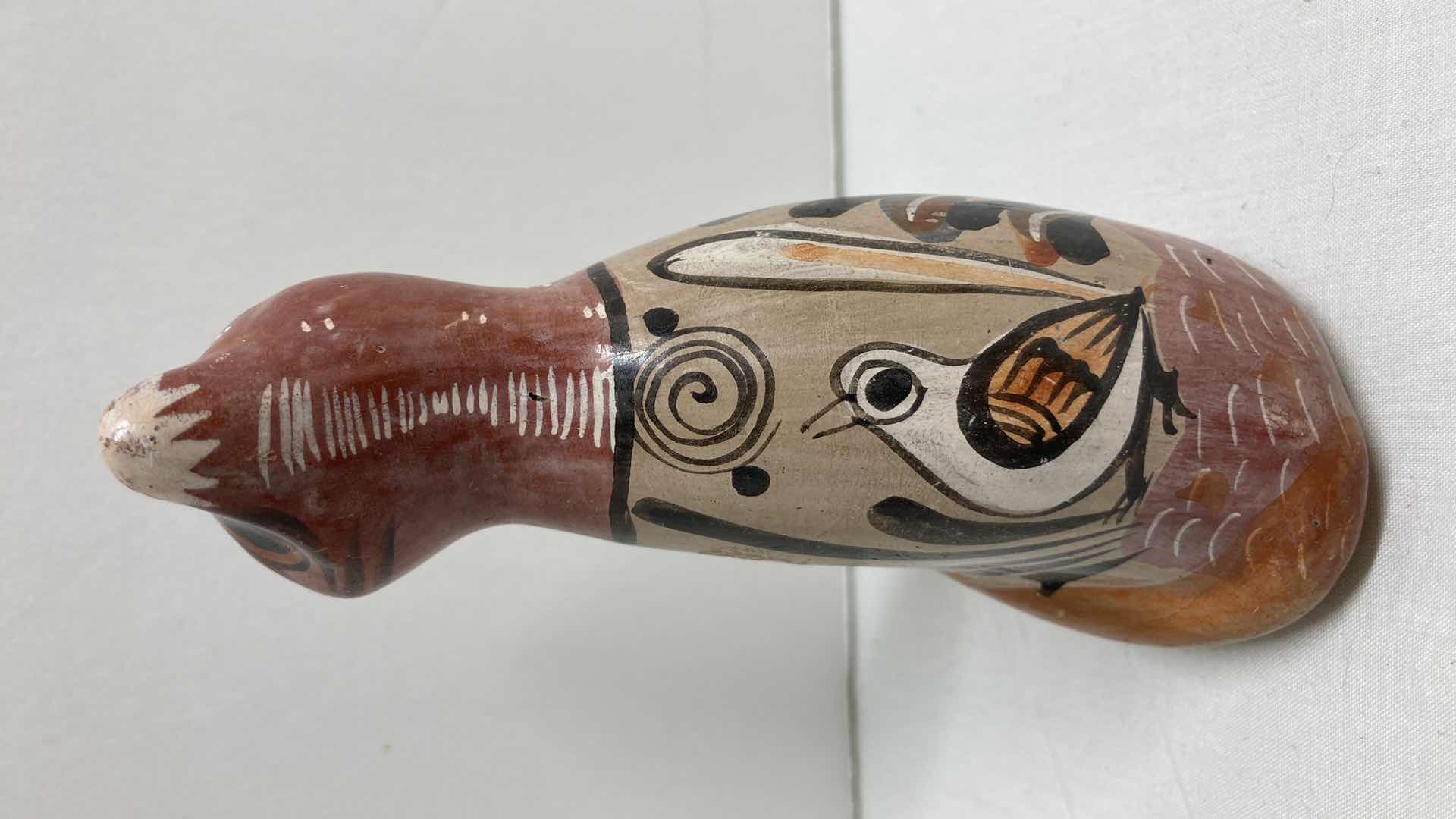 Photo 1 of HAND PAINTED CERAMIC CAT FIGURINE 2.25” X 4.5”