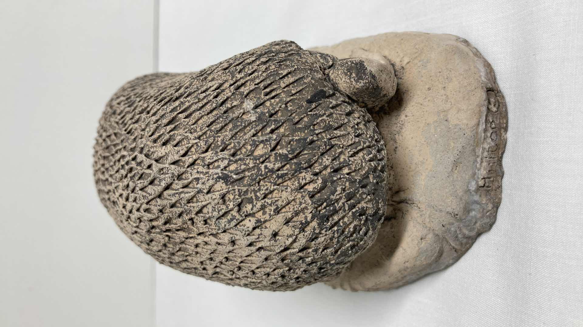 Photo 1 of HEDGEHOG CONCRETE SCULPTED STATUE BY HILLTOP 3.25” X 5.5” H3”