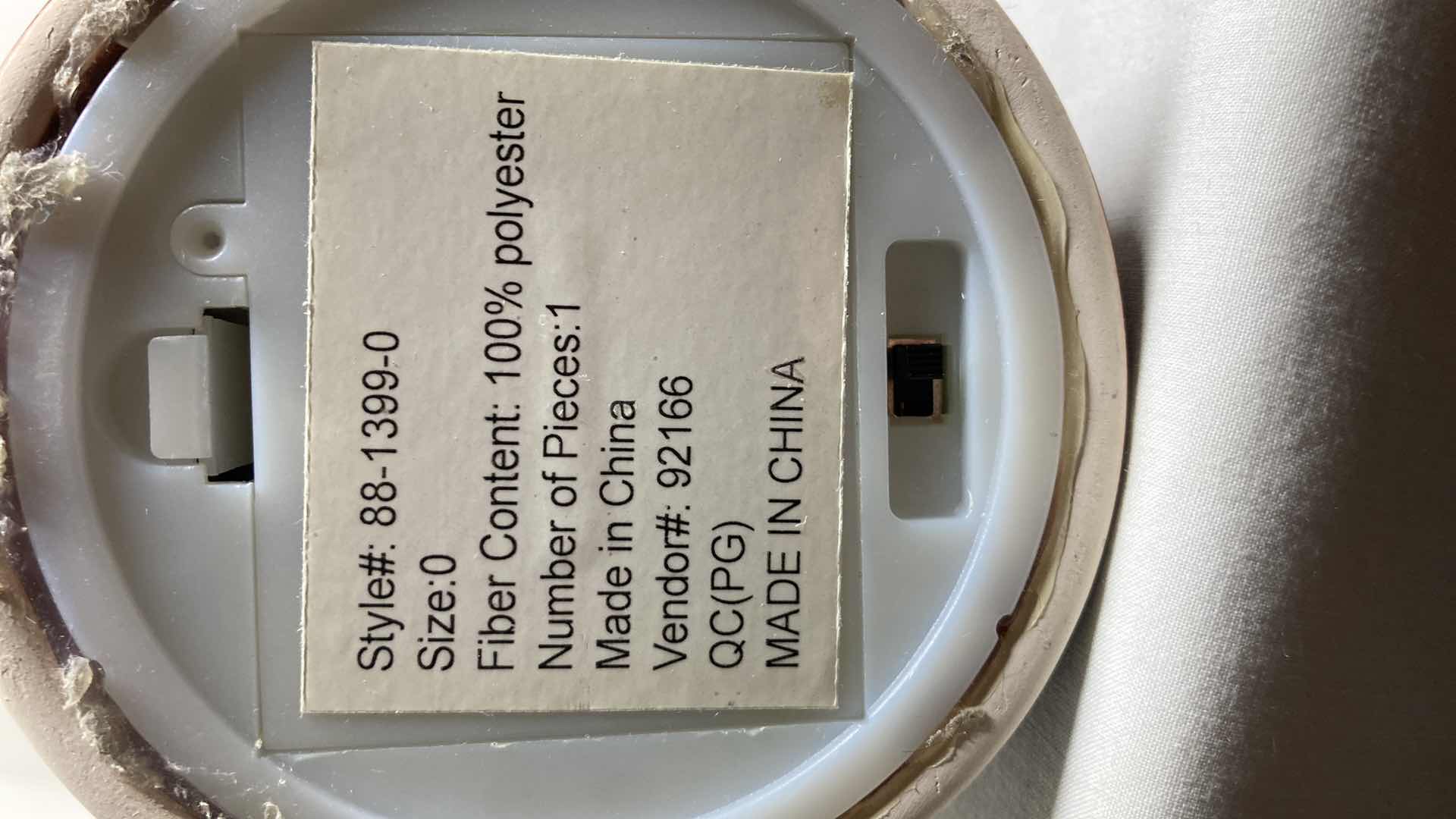 Photo 1 of LIGHT UP FLORAL VASES (2) 3.75” X 23”