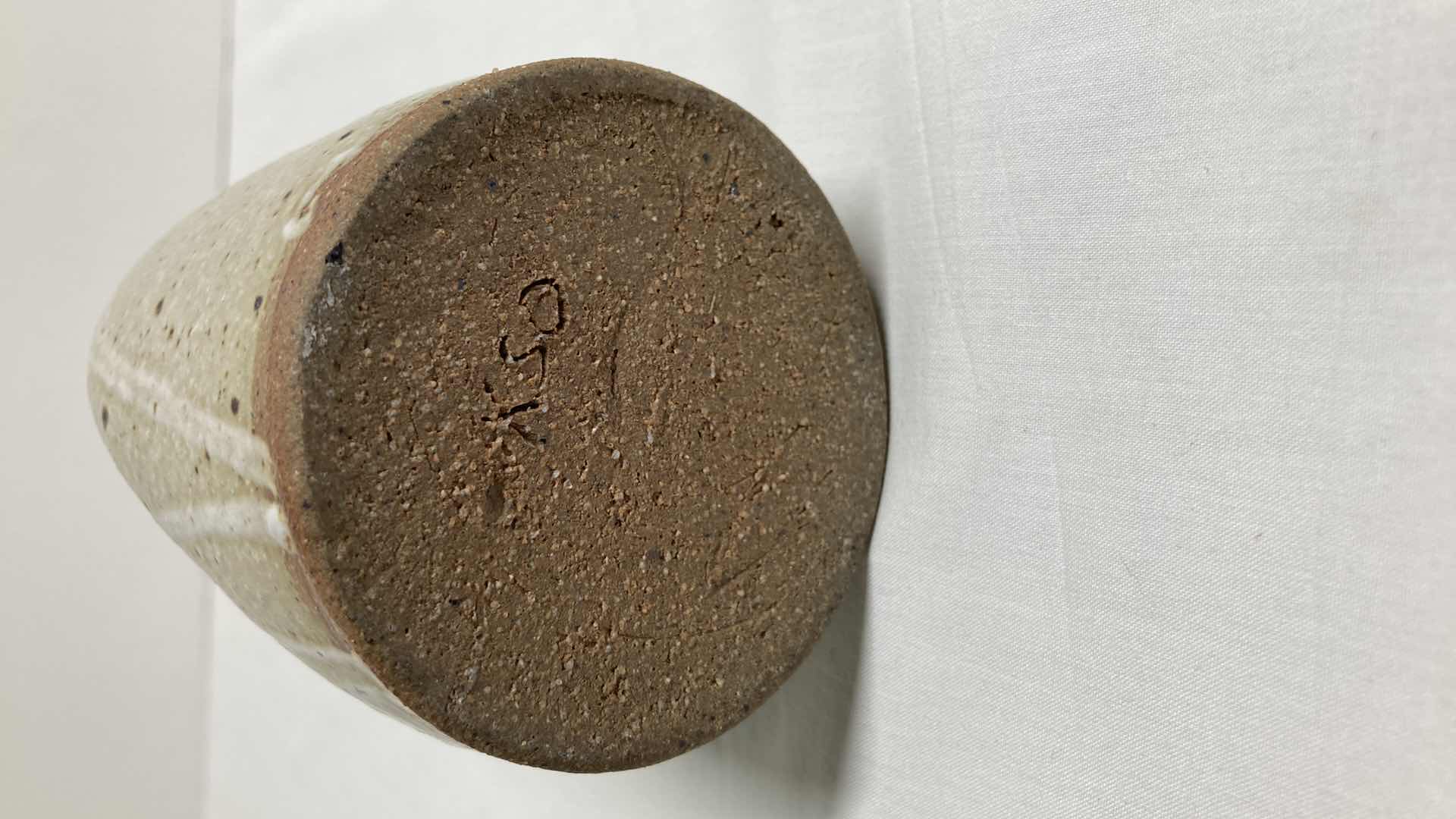 Photo 6 of DISTORTED EARTH TONE POTTERY 3.25” X 3” H5”