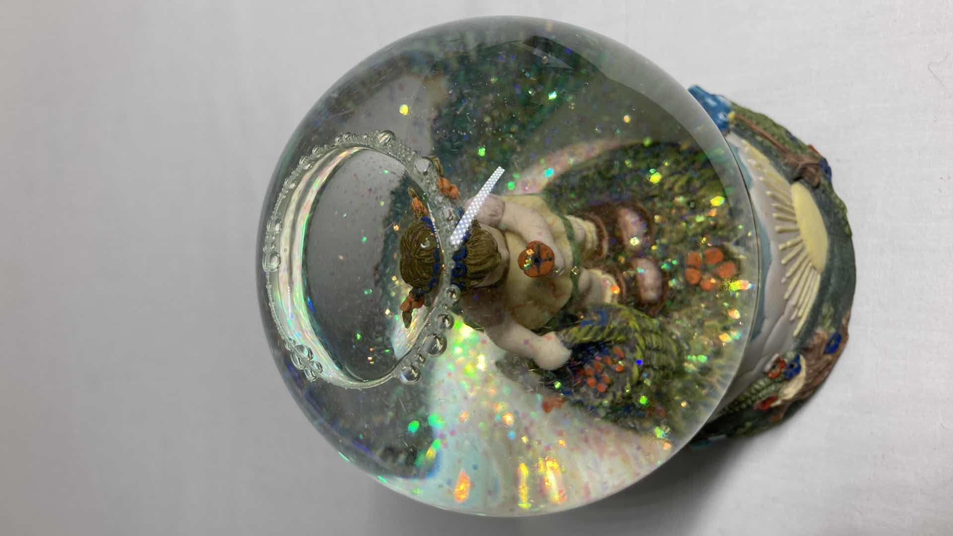 Photo 1 of BERTA HUMMEL GOEBEL SPRING BLOSSOMS MY FAVORITE THINGS MUSIC BOX SNOW GLOBE BH1014