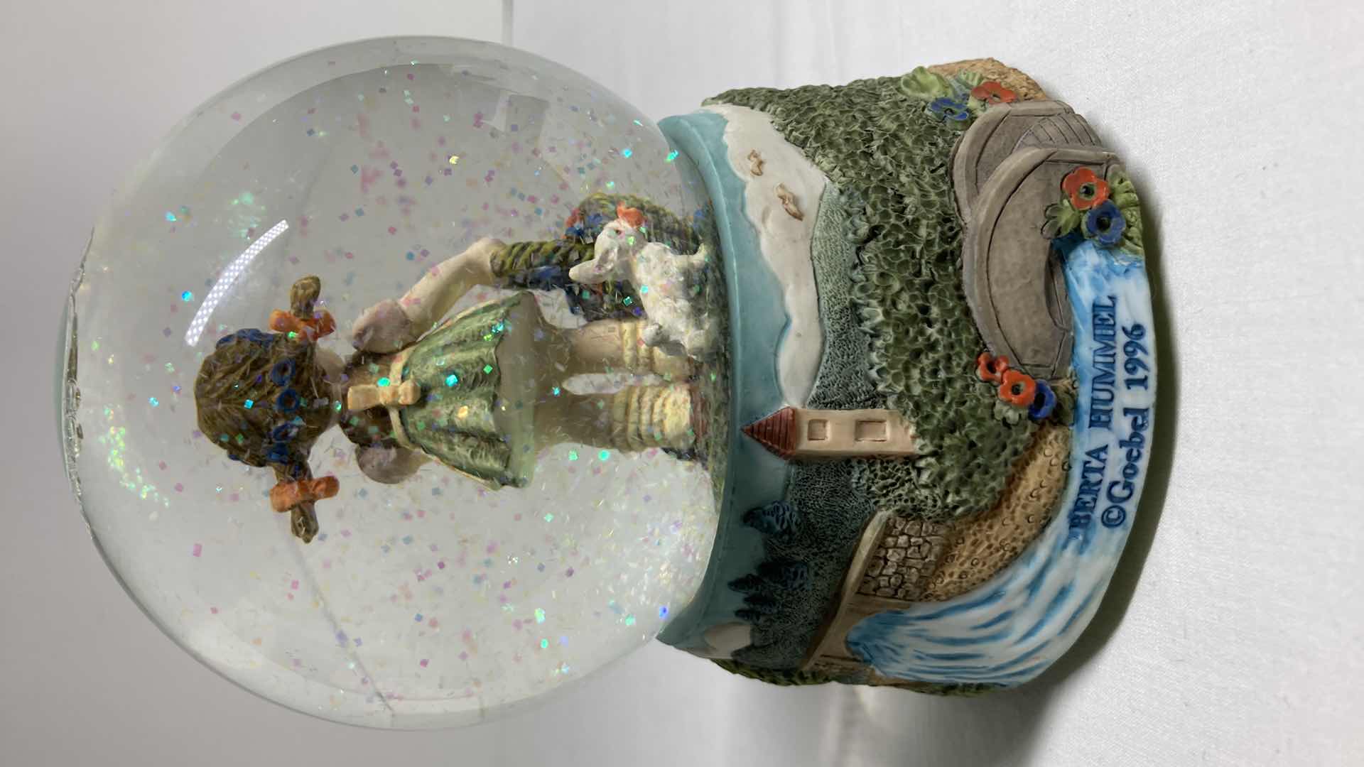 Photo 1 of BERTA HUMMEL GOEBEL SPRING BLOSSOMS MY FAVORITE THINGS MUSIC BOX SNOW GLOBE BH1014