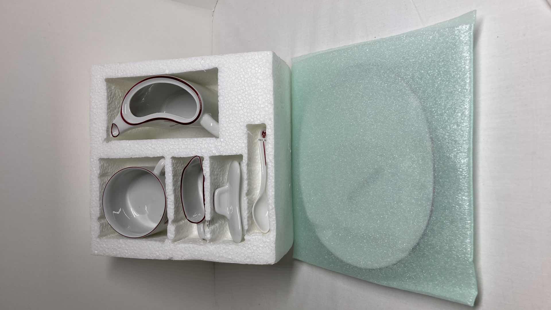 Photo 1 of NEW MITROPA SEIT 1916 PORCELAIN TEA SET