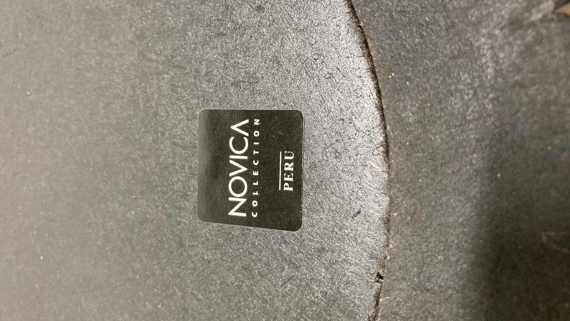 Photo 4 of NOVICA COLLECTION GOLD FINISH SUN WOOD FRAMED MIRROR 14” X 14”