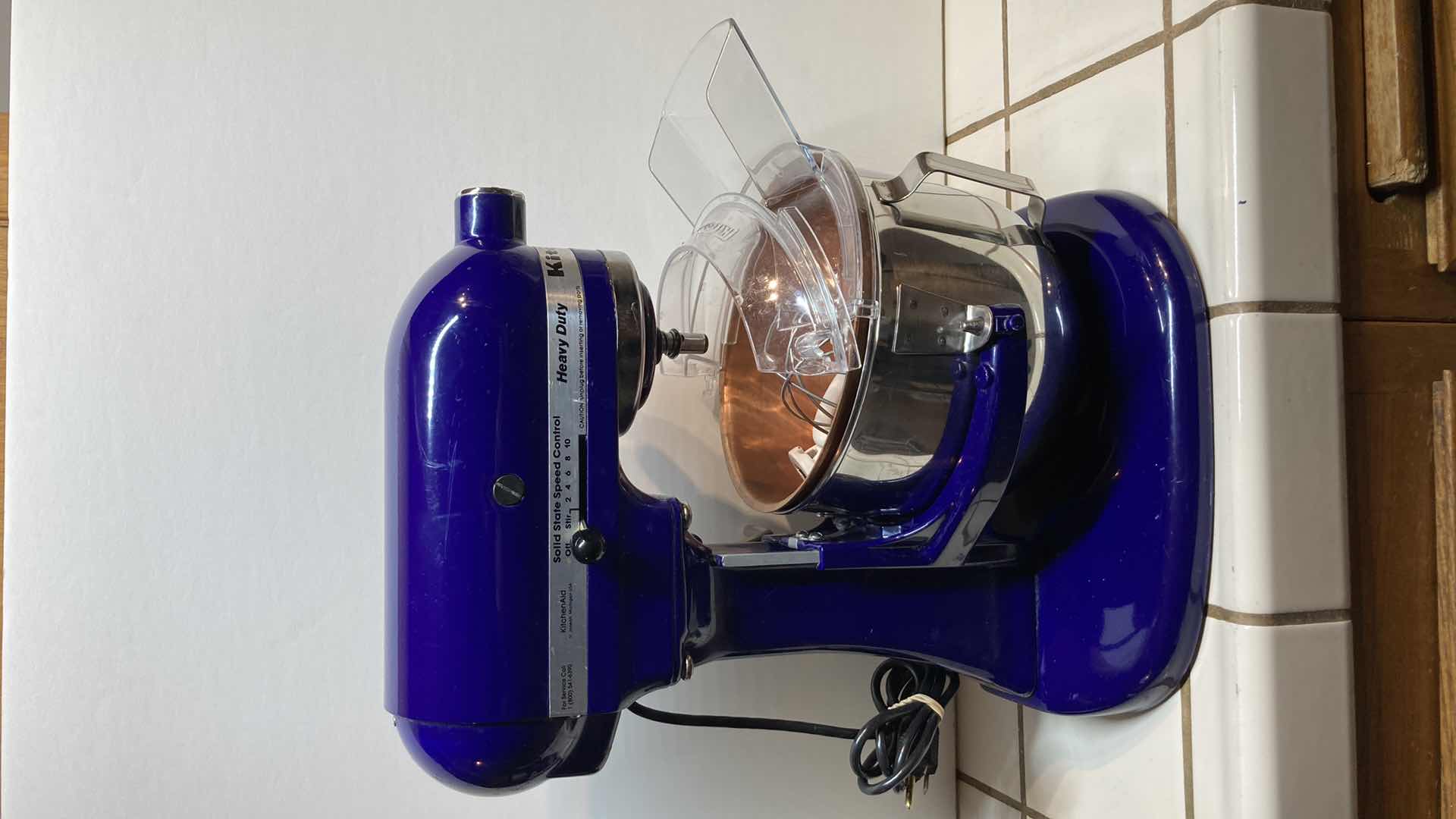 Photo 1 of KITCHEN AID HEAVY DUTY MIXER MODEL K5SS W ATTACHMENTS