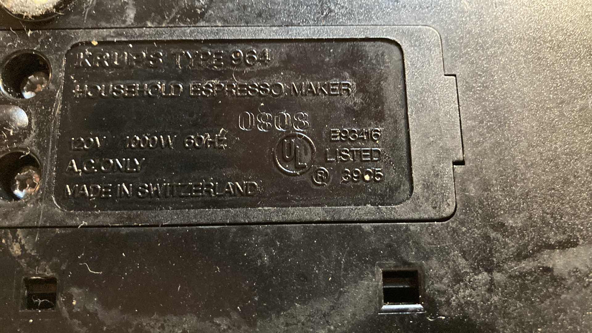 Photo 1 of KRUPS EXPRESSO MAKER MODEL 964