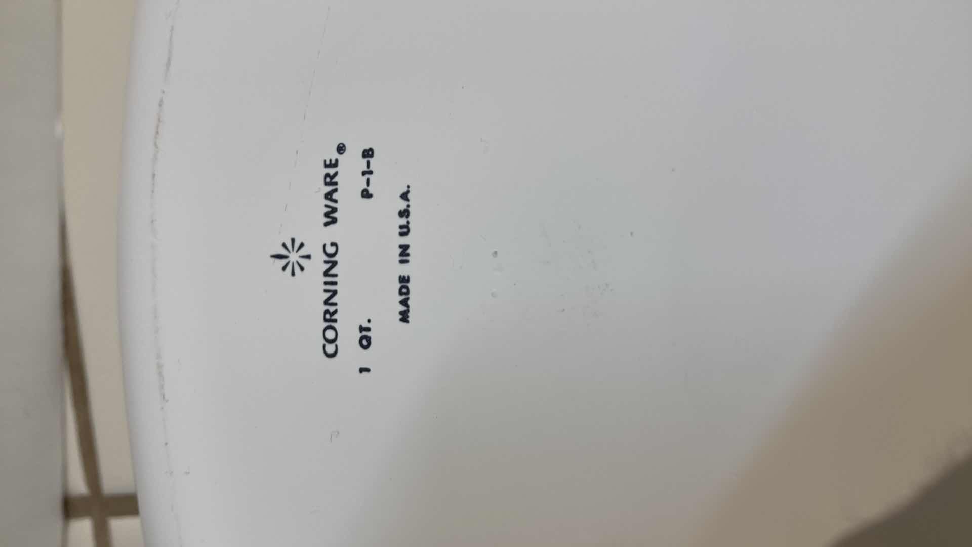 Photo 1 of CORNING WARE CORNFLOWER CASSEROLE SET (3) W POT HANDLE & LID