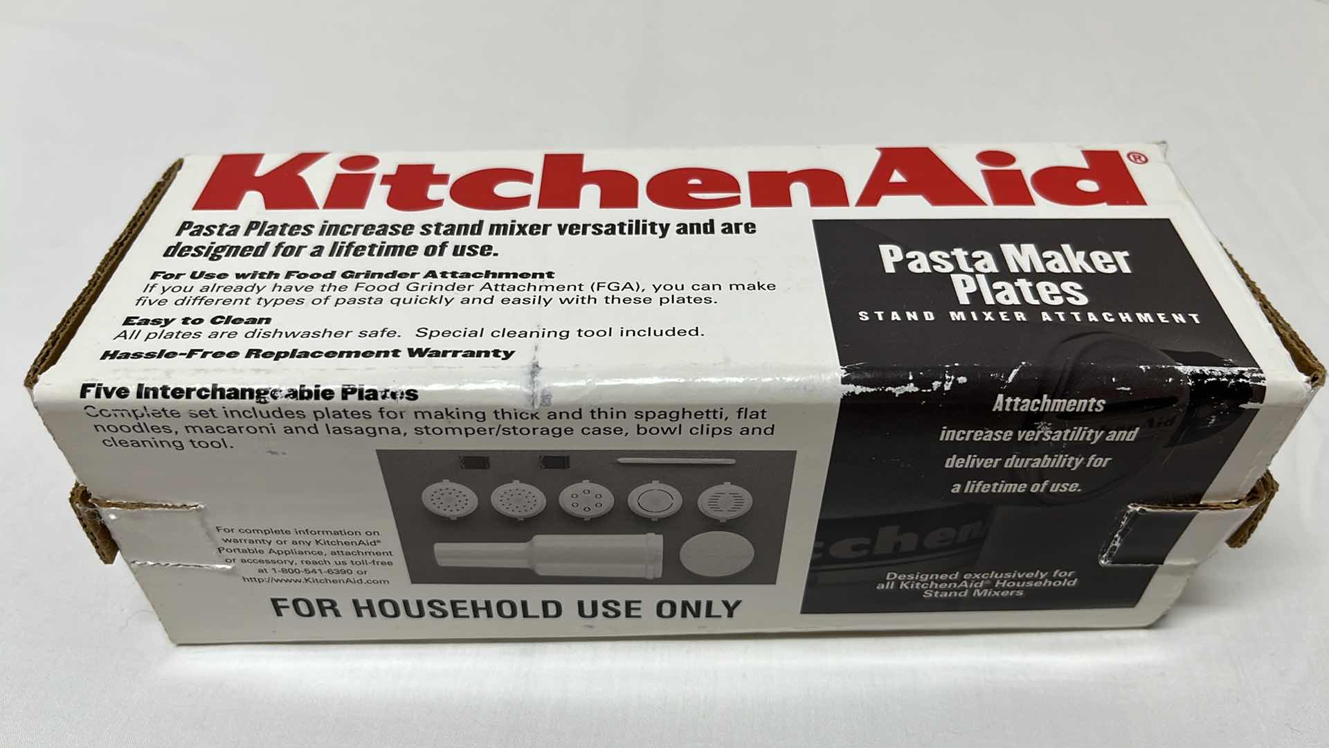 Photo 2 of KITCHENAID PASTA MAKER PLATES STAND MIXER ATTACHMENT (MODEL SNPA)