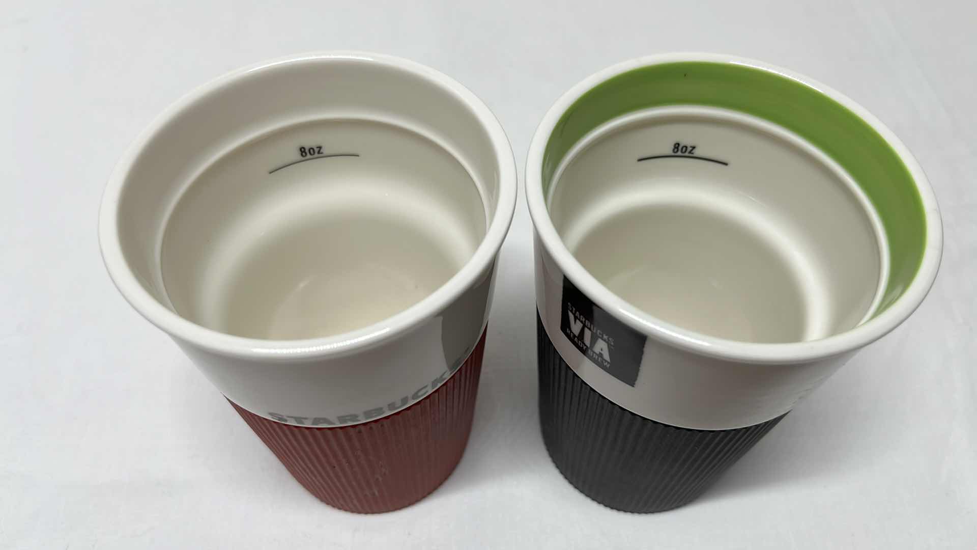 Photo 2 of 2- STARBUCKS NEW BONE CHINA 8 OZ COFFEE MUGS