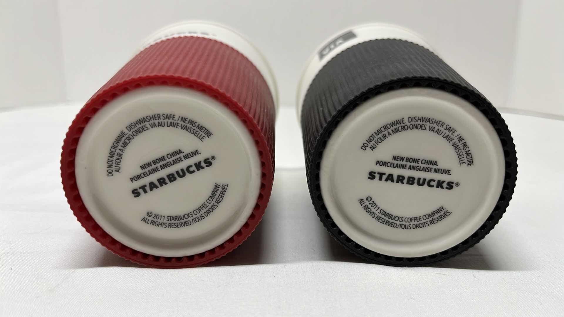 Photo 5 of 2- STARBUCKS NEW BONE CHINA 8 OZ COFFEE MUGS