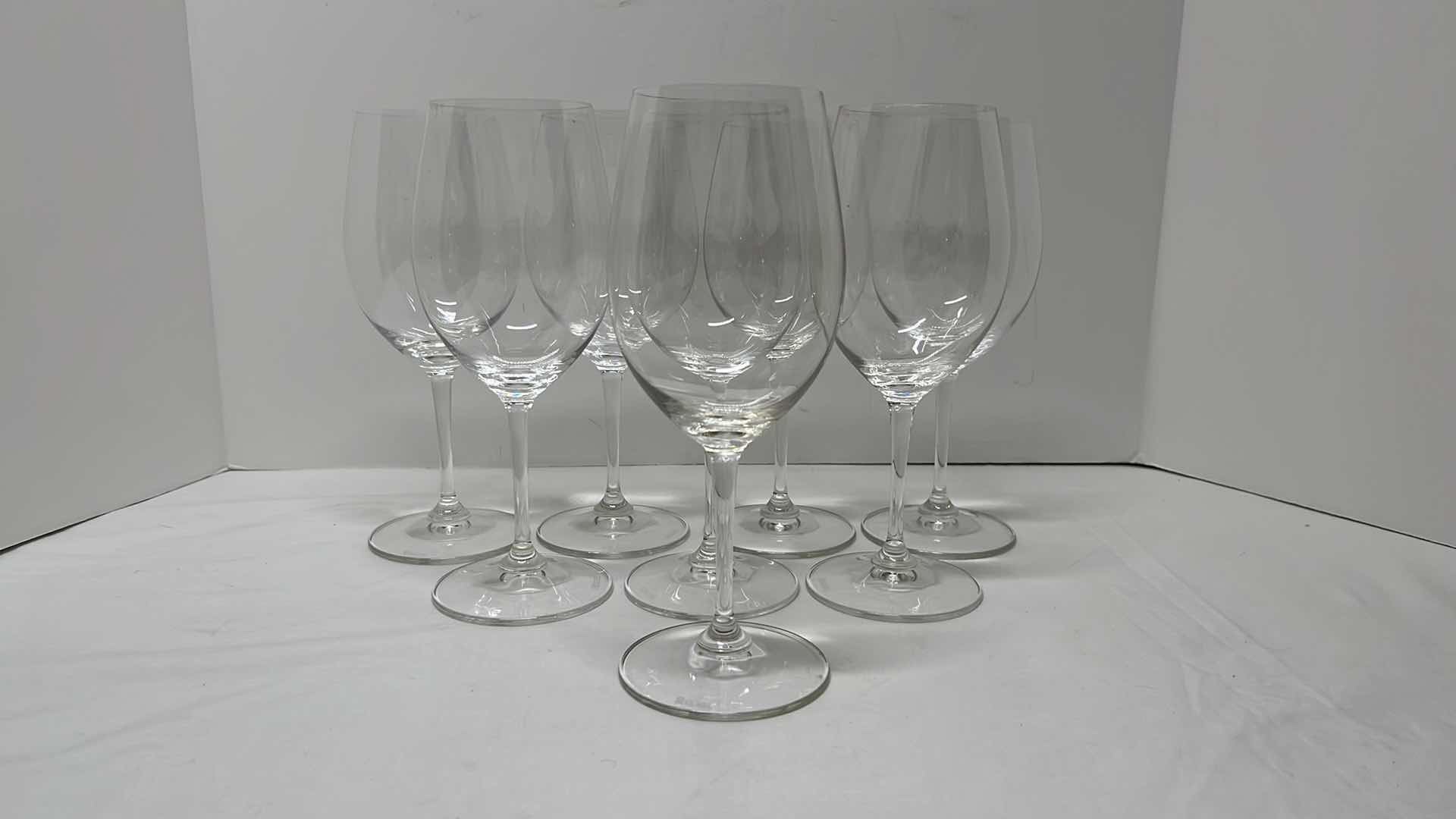 Photo 1 of 8- RIEDEL WINE GLASSES 8.75”H