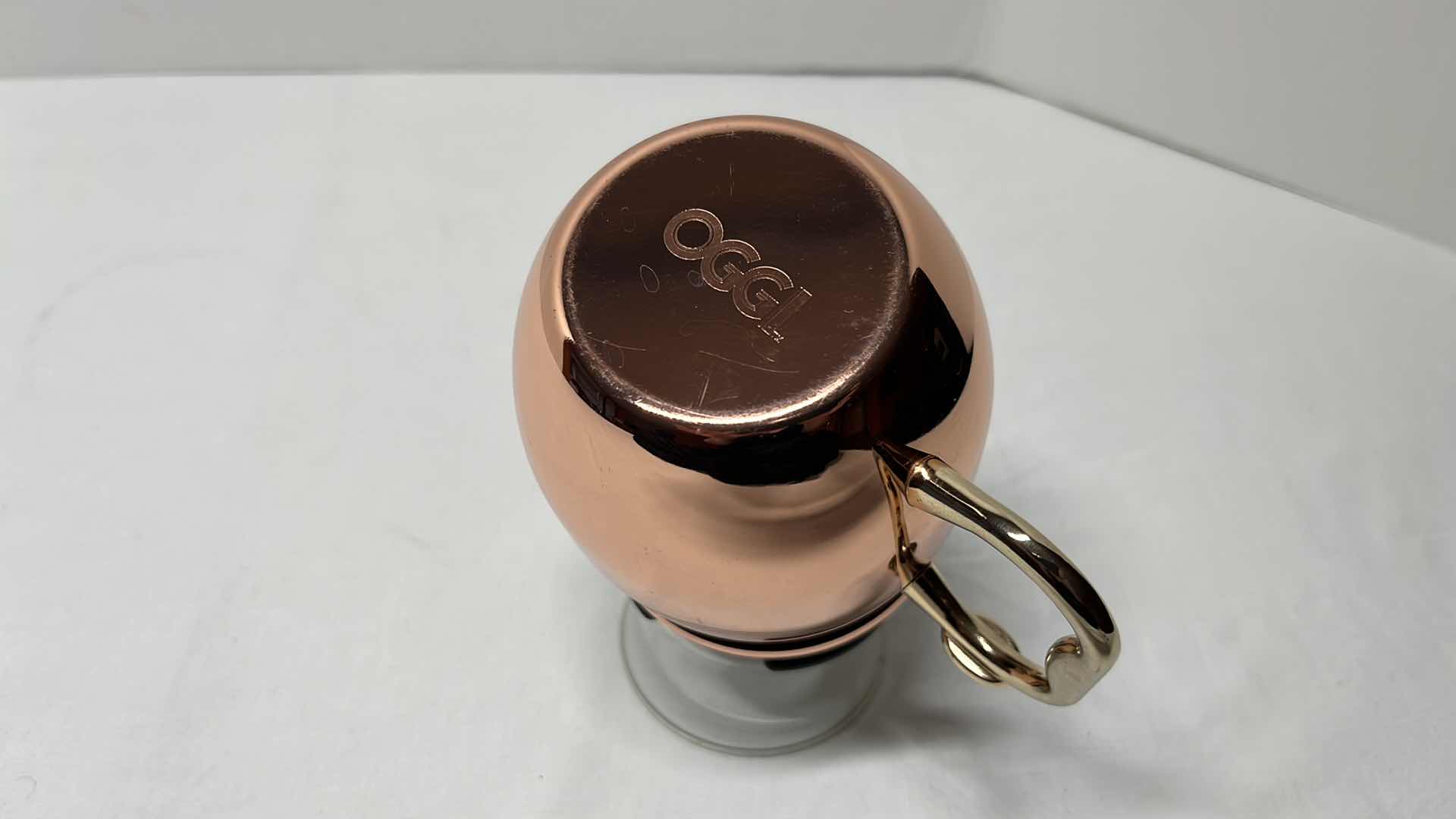 Photo 1 of OGGI MOSCOW MULE COPPER PLATED 20 OZ MUGS, SET OF 2